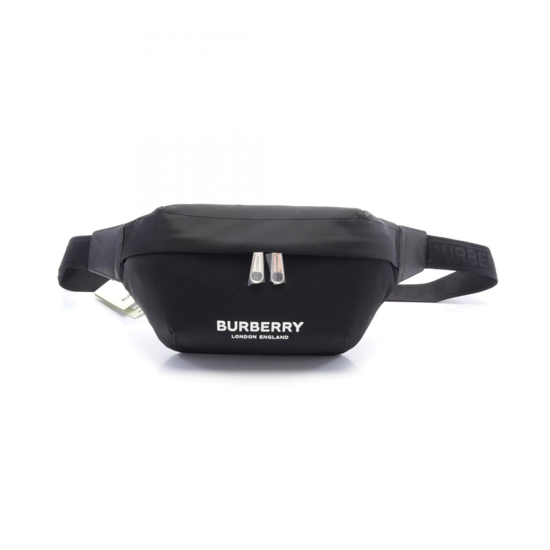 Burberry Sonny Waist Bag, Body Nylon, Men's, Black,