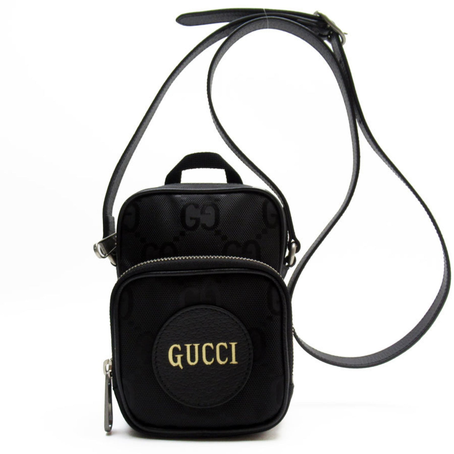 GUCCI Shoulder Bag Off the Grid Canvas Black Men's Women's t19498a