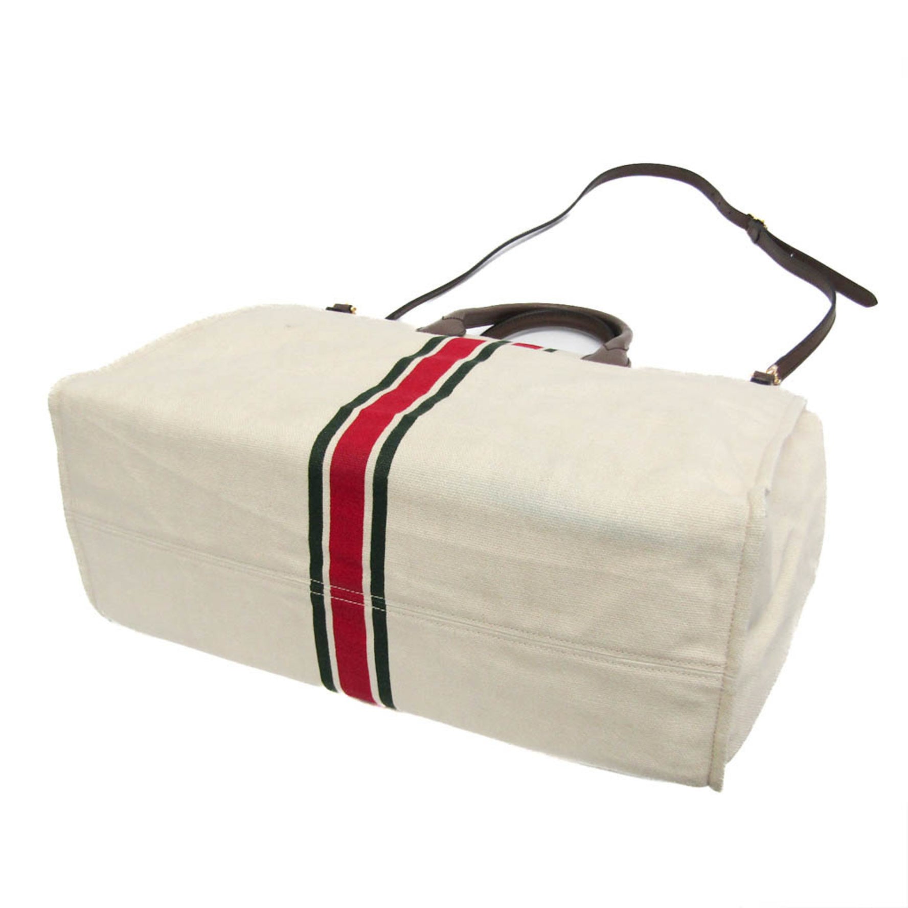 Gucci Sherry Line Interlocking G Men,Women Canvas,Leather Shoulder Bag,Tote Bag