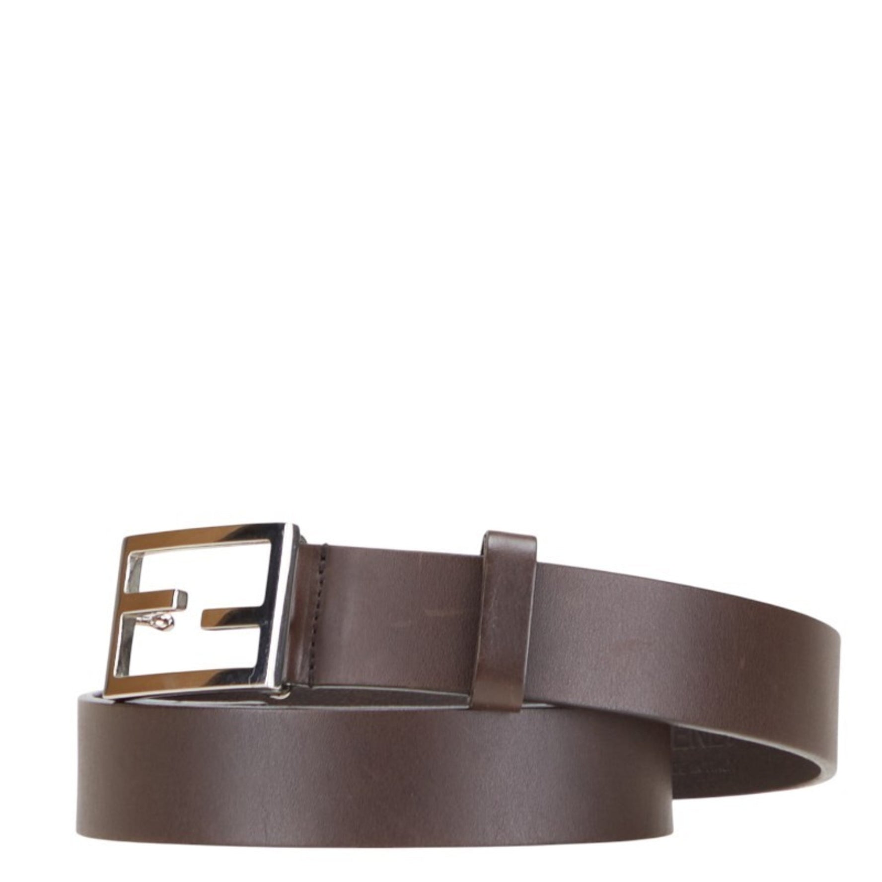 Fendi FF Buckle Belt 80 32 Leather
