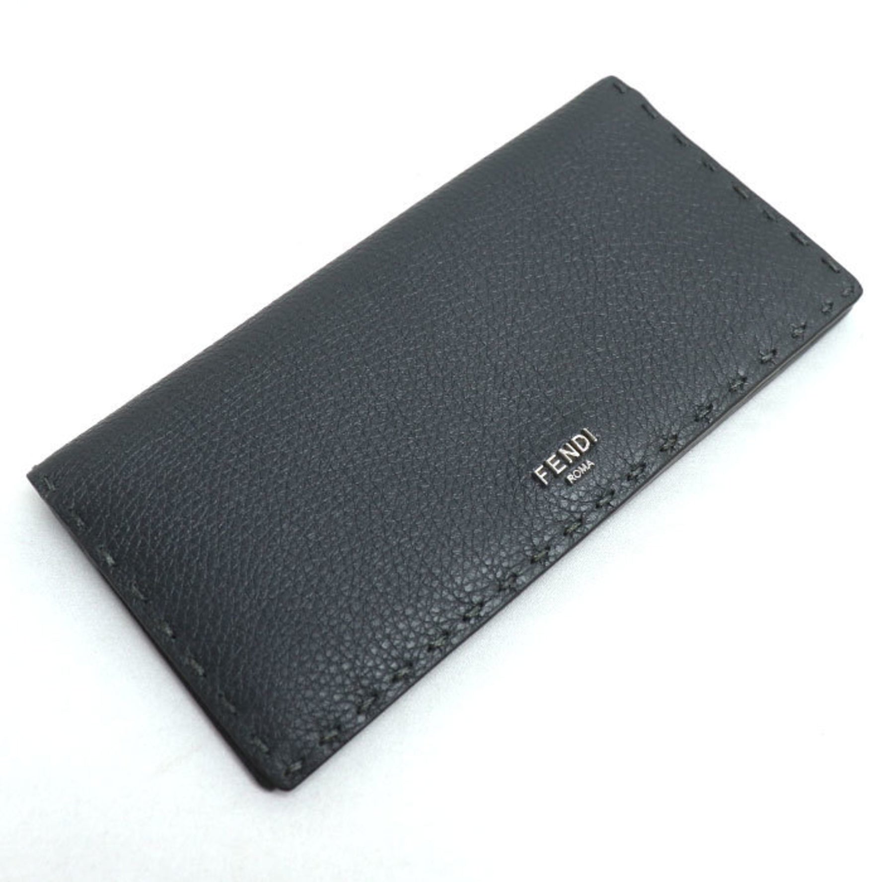 FENDI Selleria Long Wallet Grey