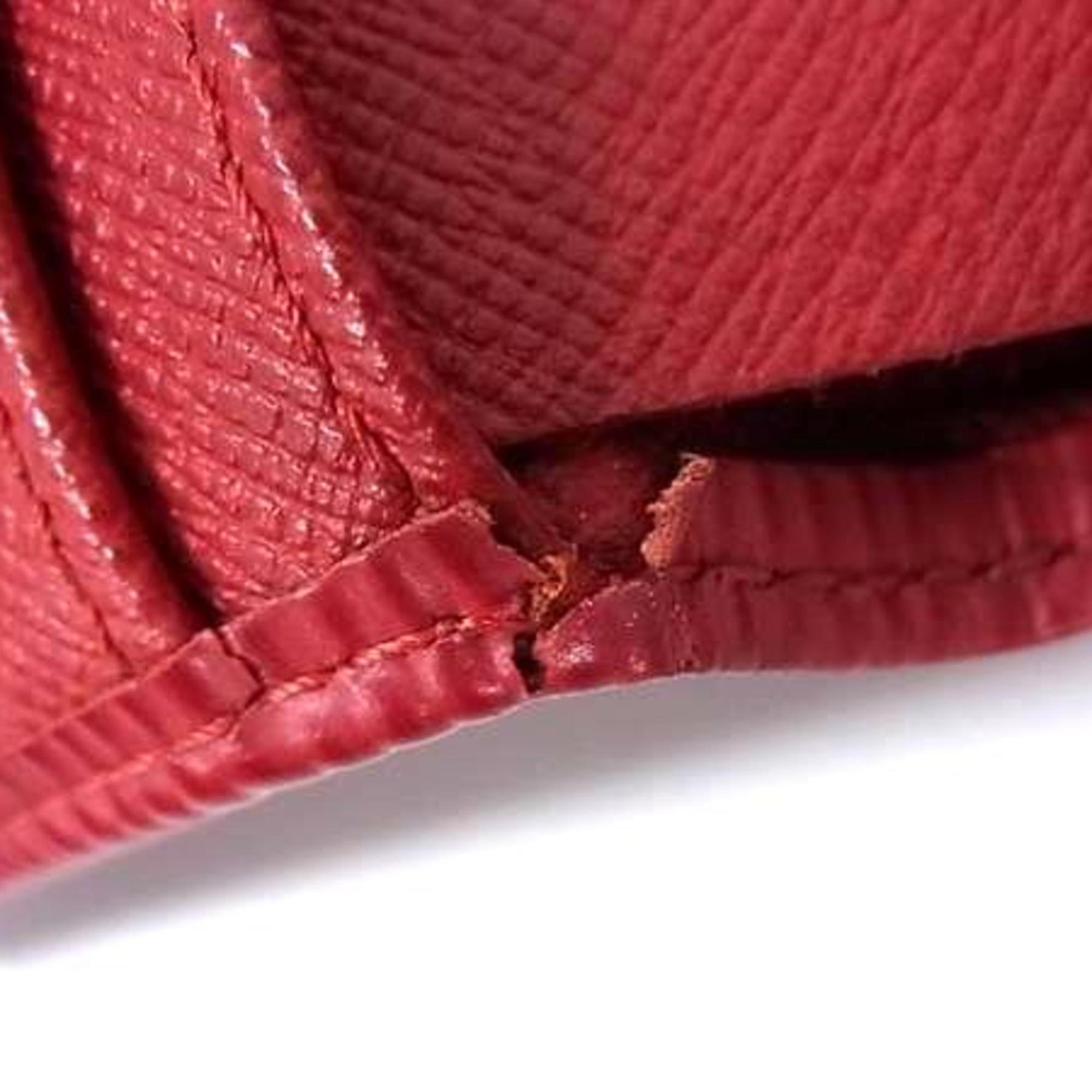 LOUIS VUITTON Louis Vuitton Bifold Wallet Porte-Monnaie Viennois Rouge (Red) Epi Leather