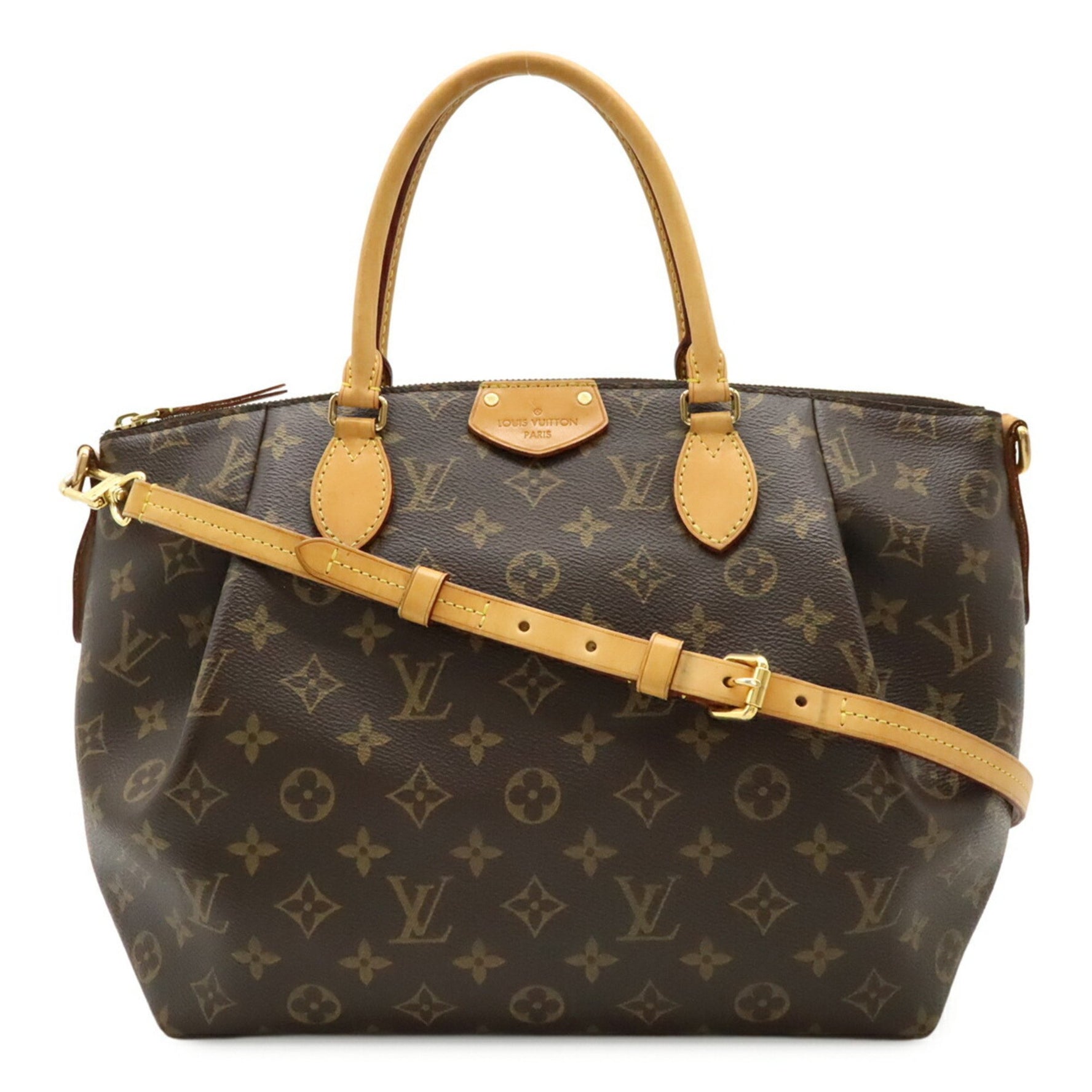 Louis Vuitton Monogram Turen MM Tote Bag Shoulder