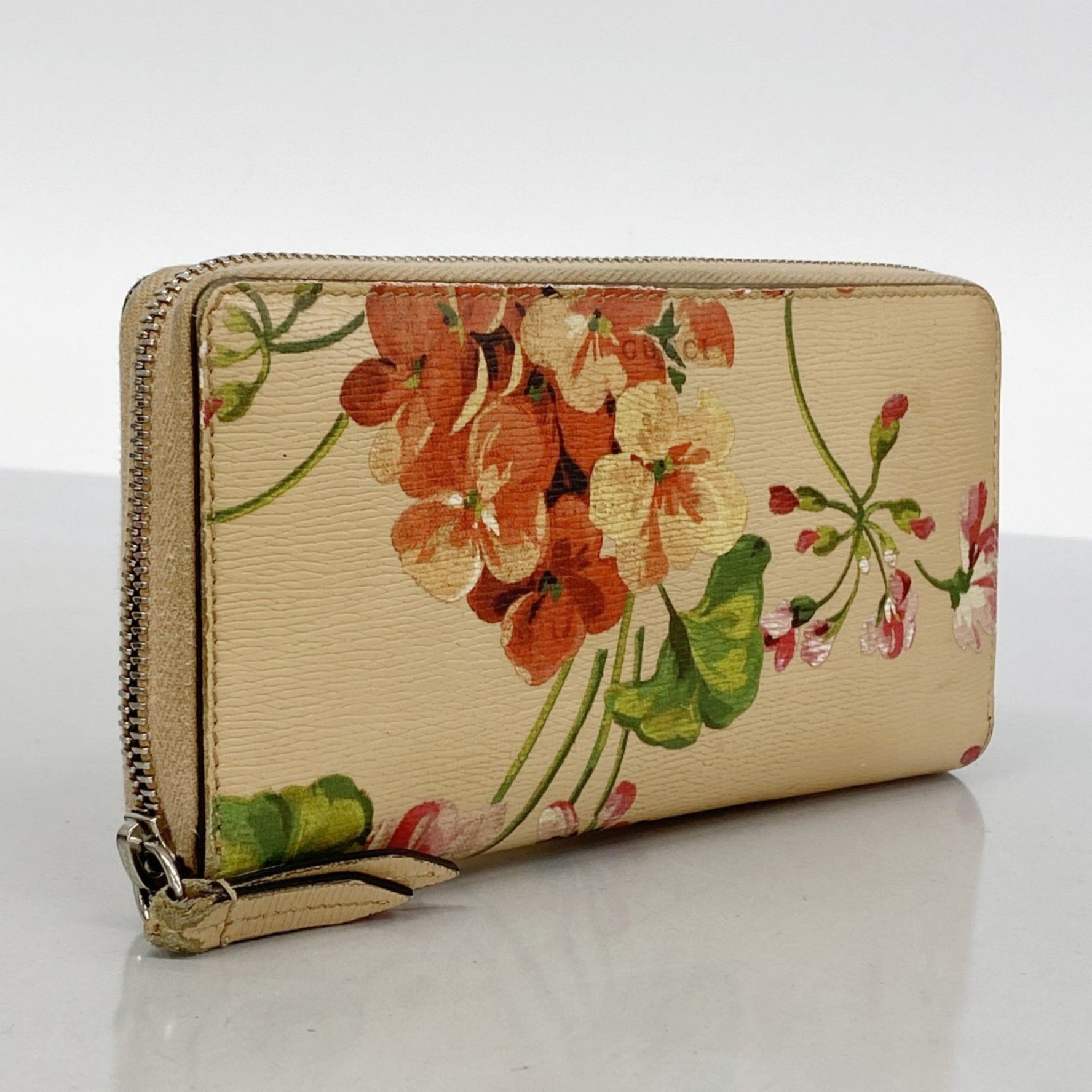Gucci GG Blooms Long Wallet Pink Women's