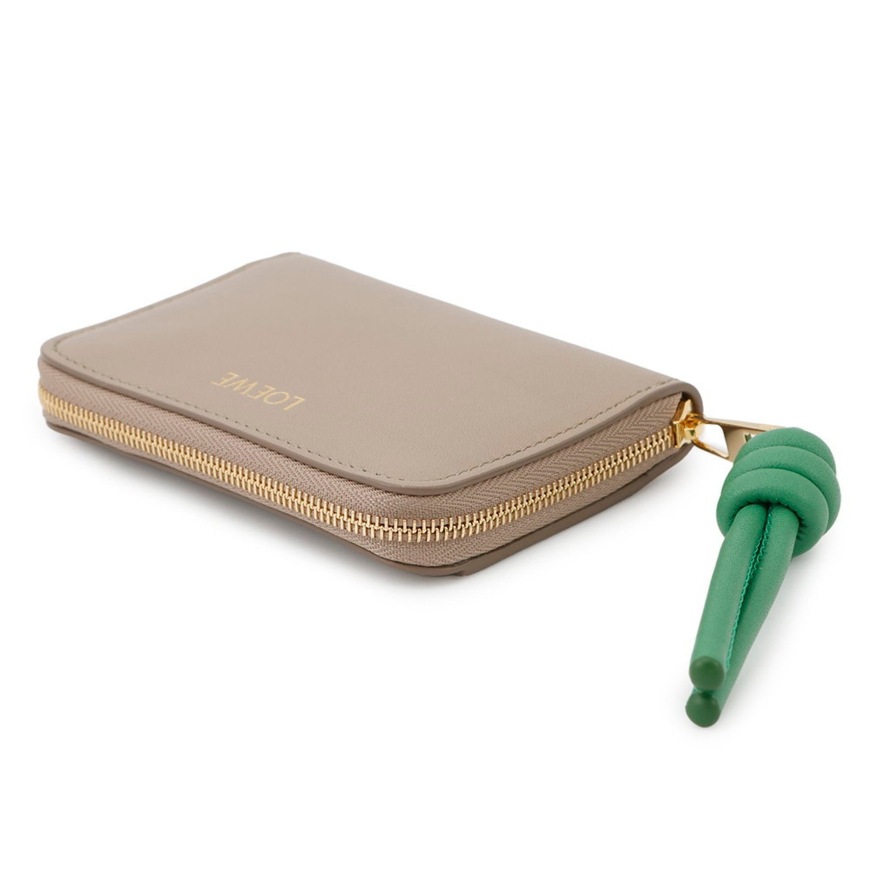 Loewe Zip Coin Purse in Shiny Napa Calf Leather