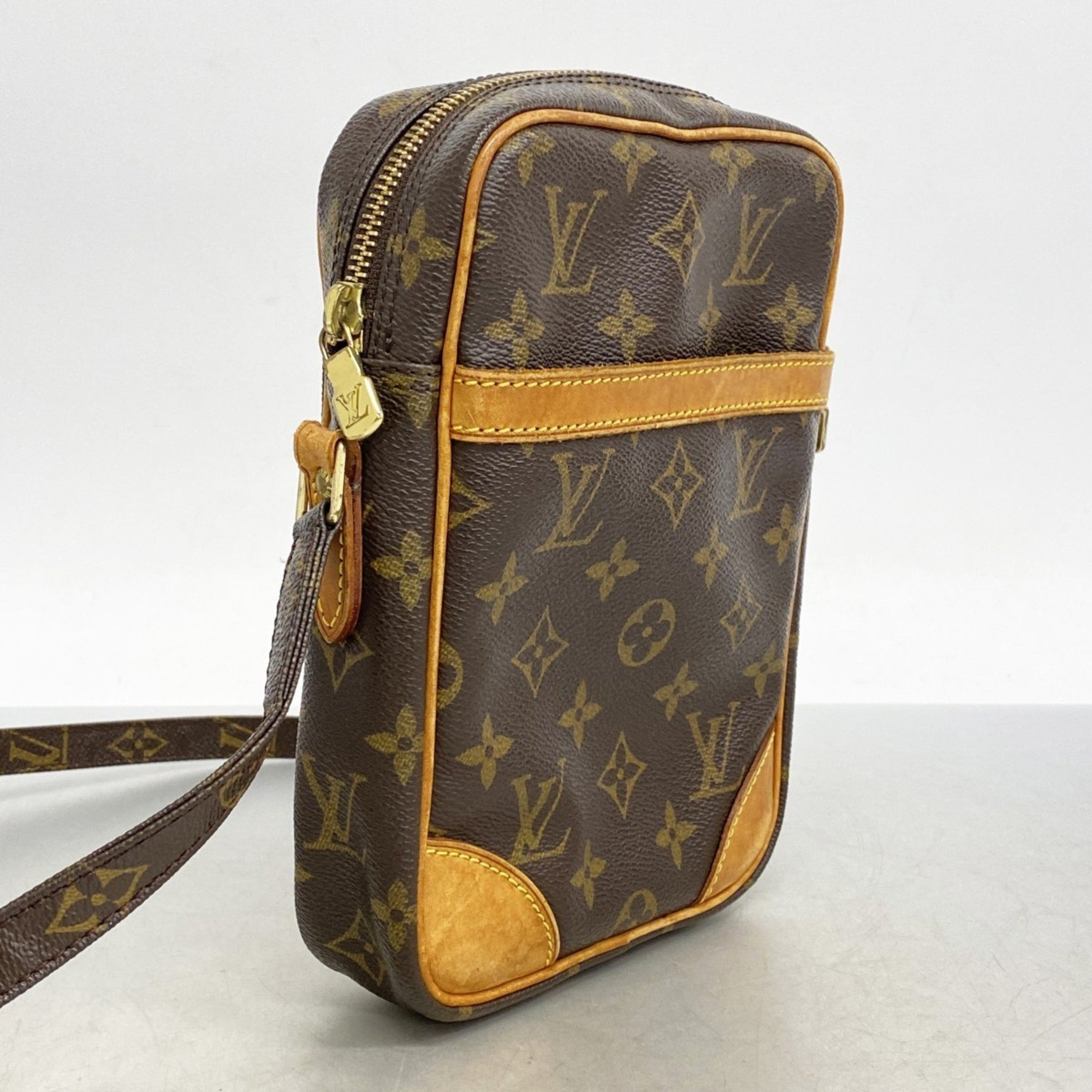 Louis Vuitton Monogram Danube Shoulder Bag M45266 Brown Women's