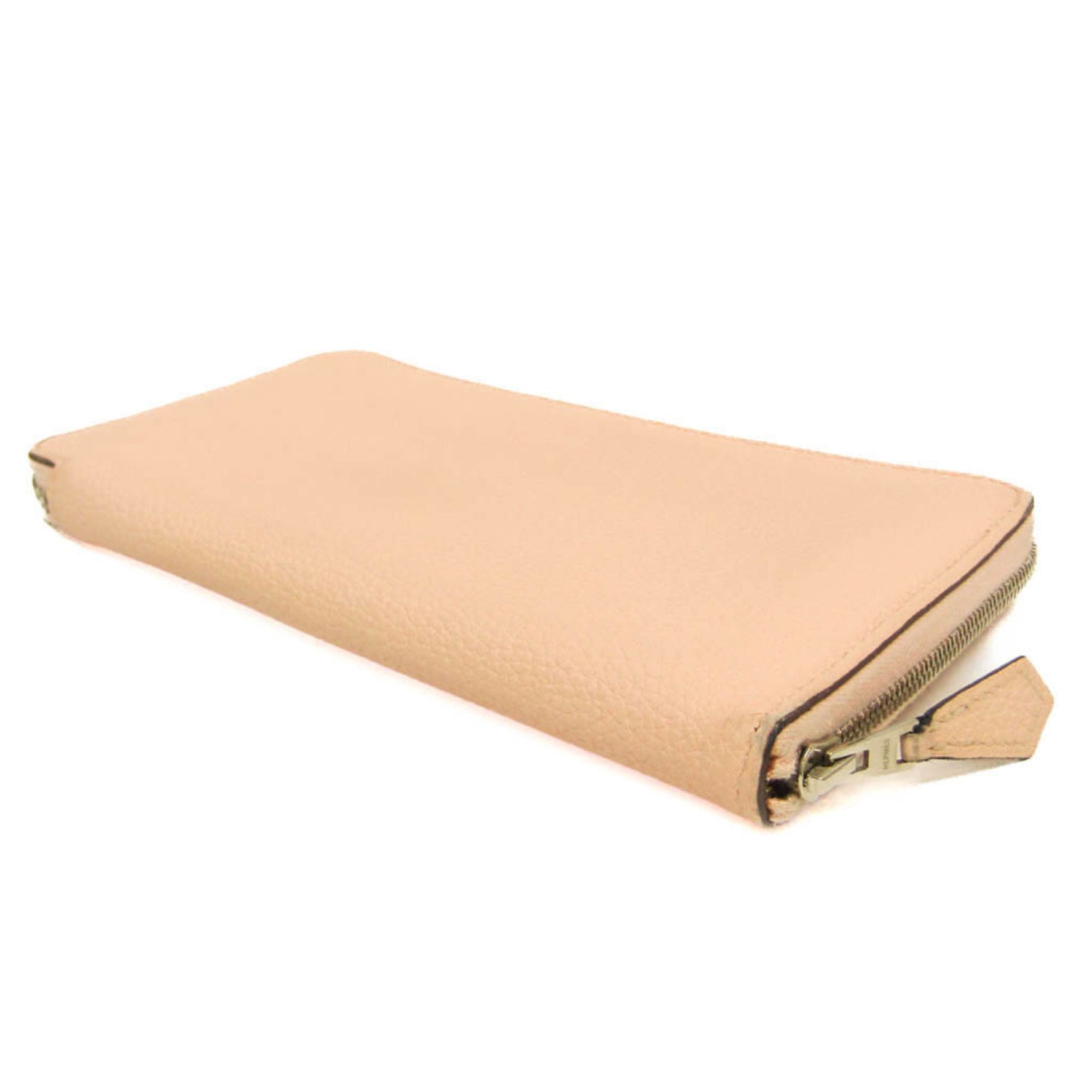 Hermes Azap Long 066410CK Women's Togo Leather Long Wallet (bi-fold) Light Pink,Rose Eglantine