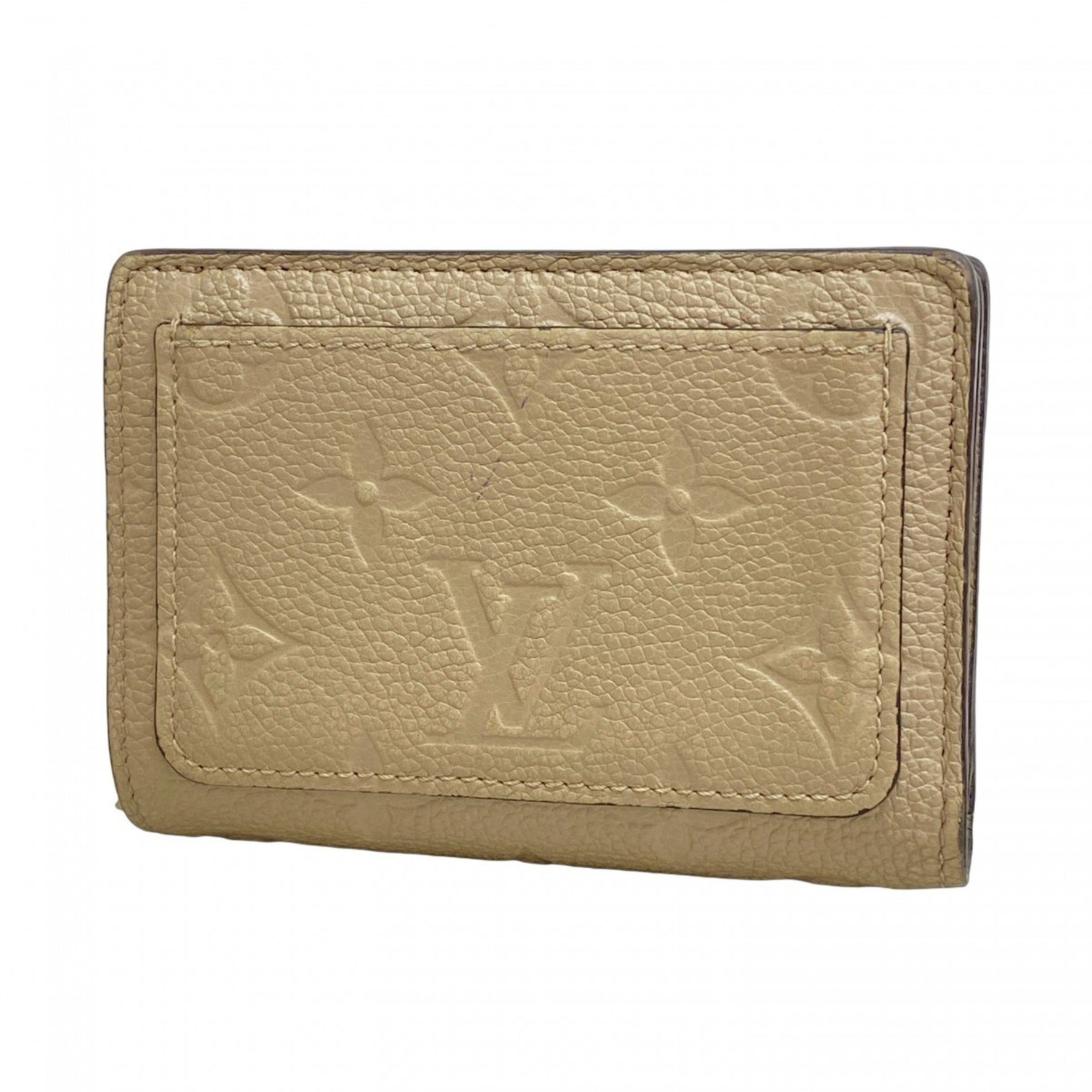 Louis Vuitton Monogram Empreinte Portefeuille M80152 Tourterelle Women's Wallet