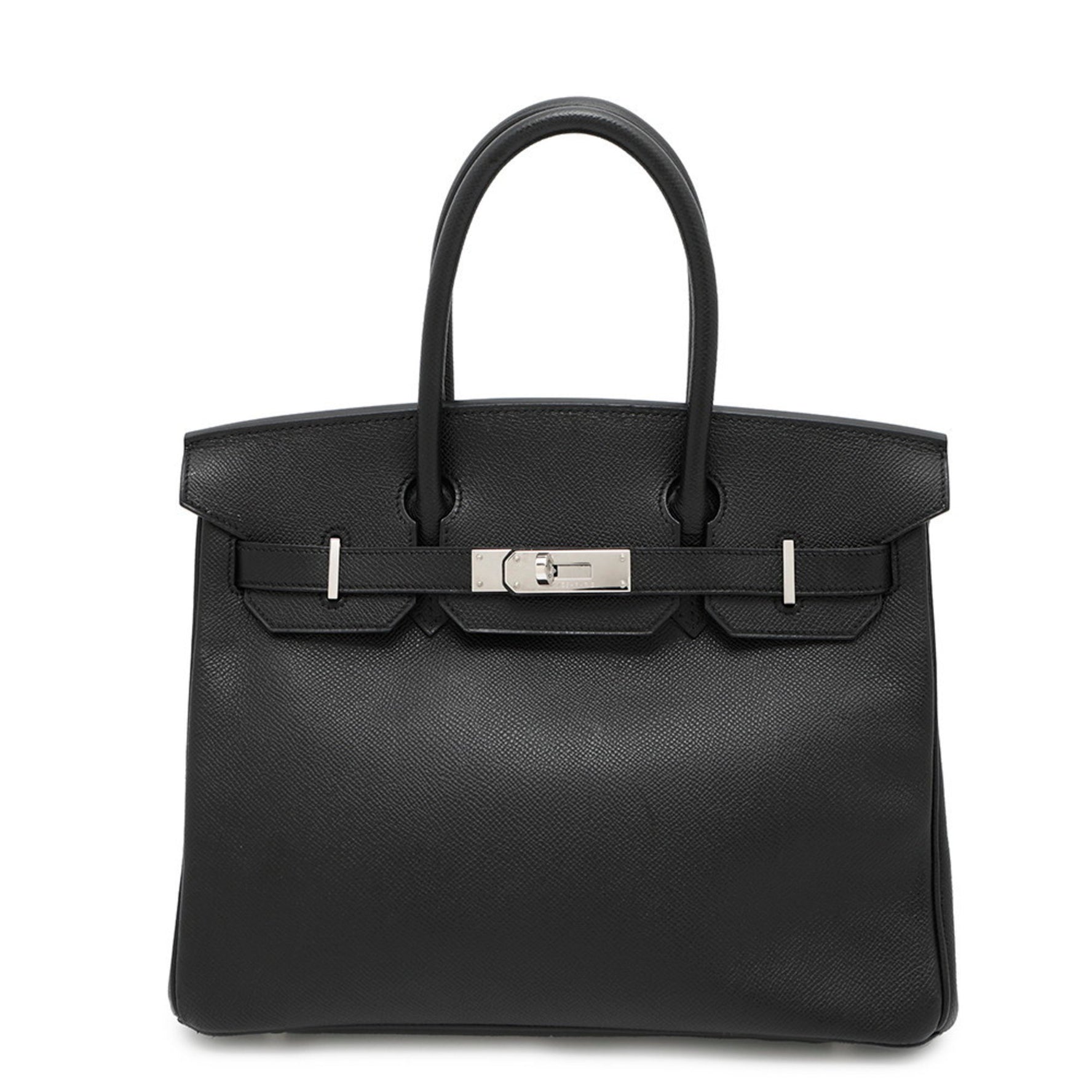 Hermès Birkin 30 Black Epson K Stamp HERMES Handbag