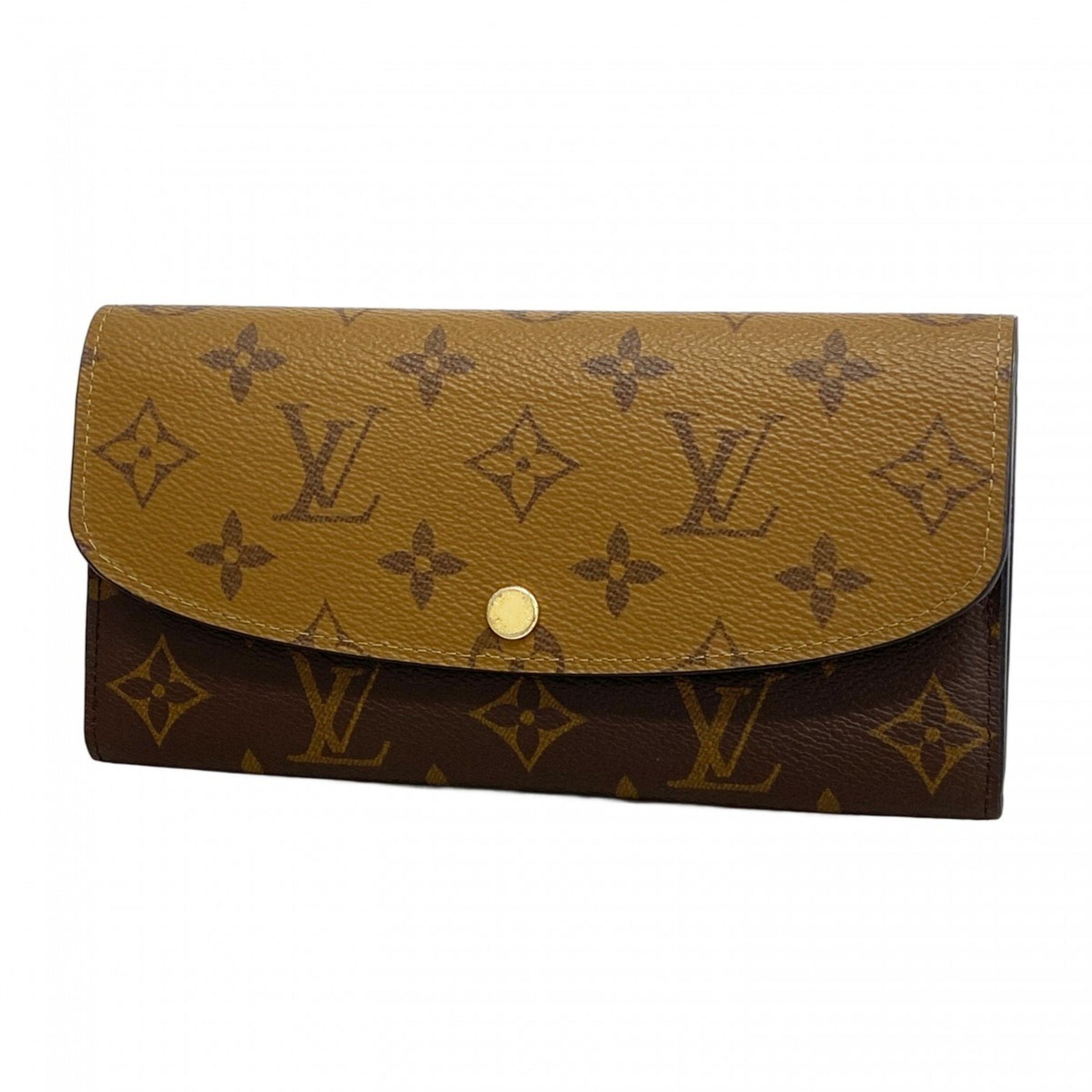 Louis Vuitton Monogram Reverse Portefeuille Emilie Long Wallet