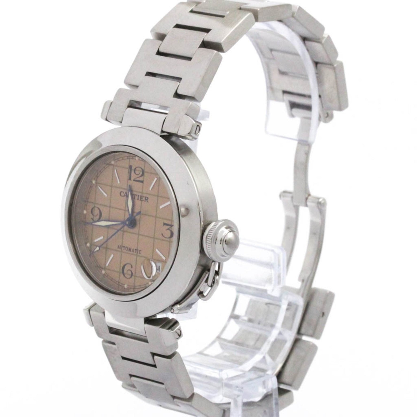 CARTIER Pasha C Steel Automatic Watch Polished