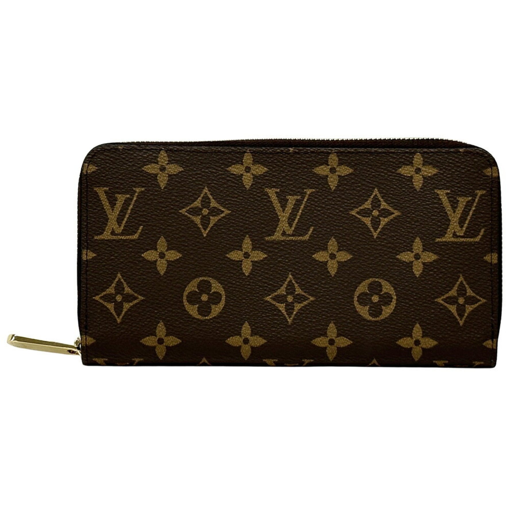 Louis Vuitton Monogram Canvas Zippy Wallet M41895 Women's Long in Fuchsia, Brown, and Wine Red.