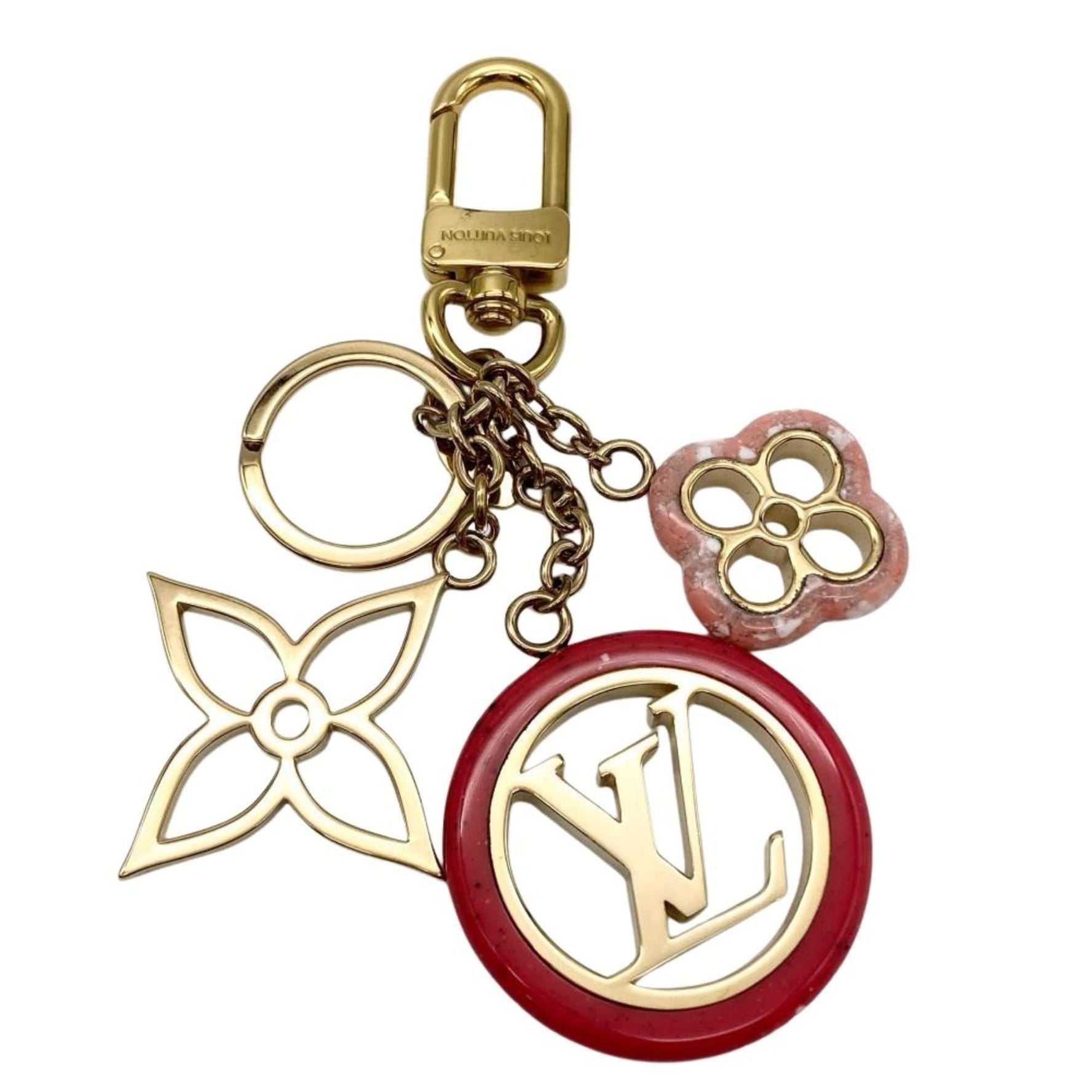 Louis Vuitton Porte-Clés Color Line Keychain Charm Pink Unisex