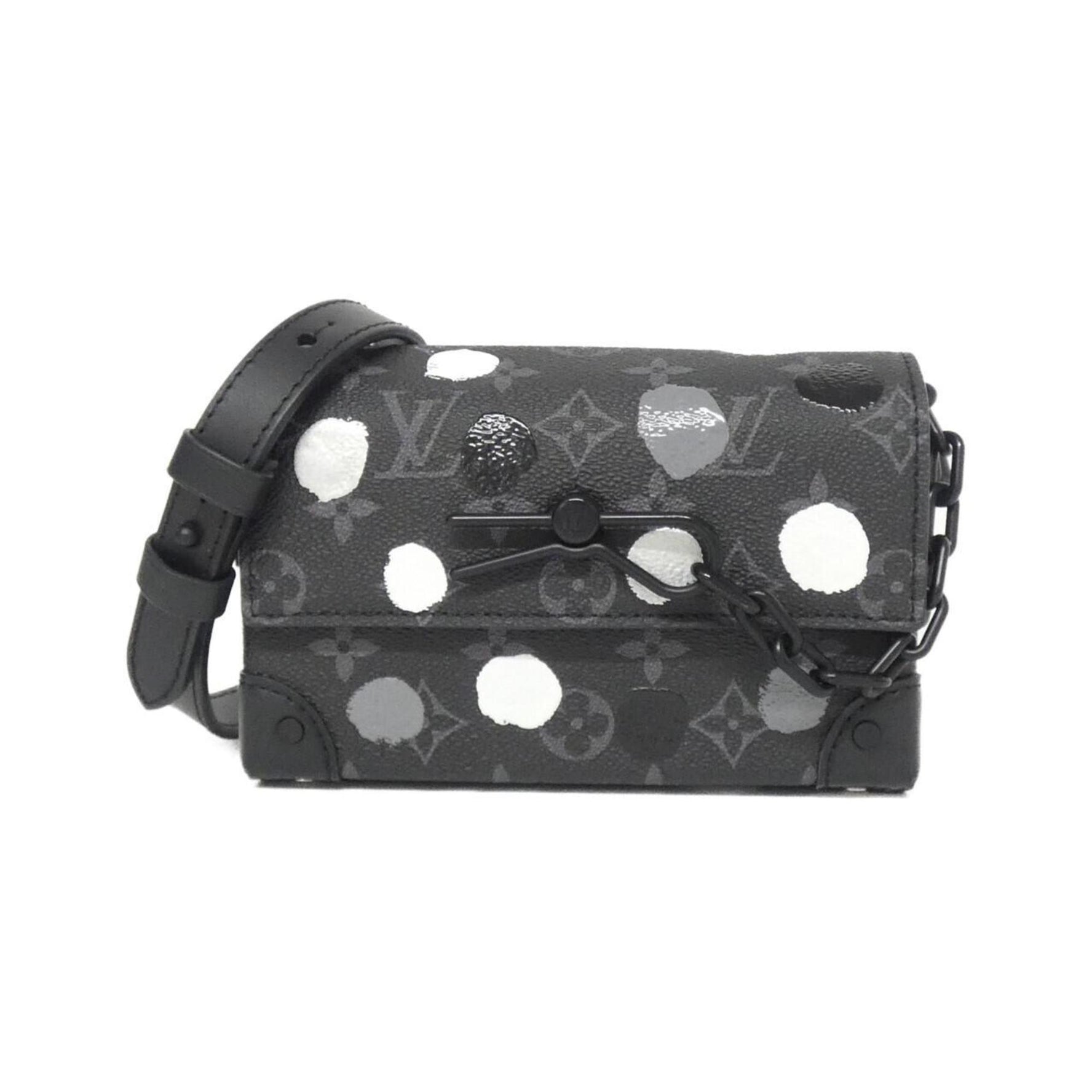 Louis Vuitton Monogram Eclipse (LV x YK) Steamer Wearable Wallet Shoulder Bag