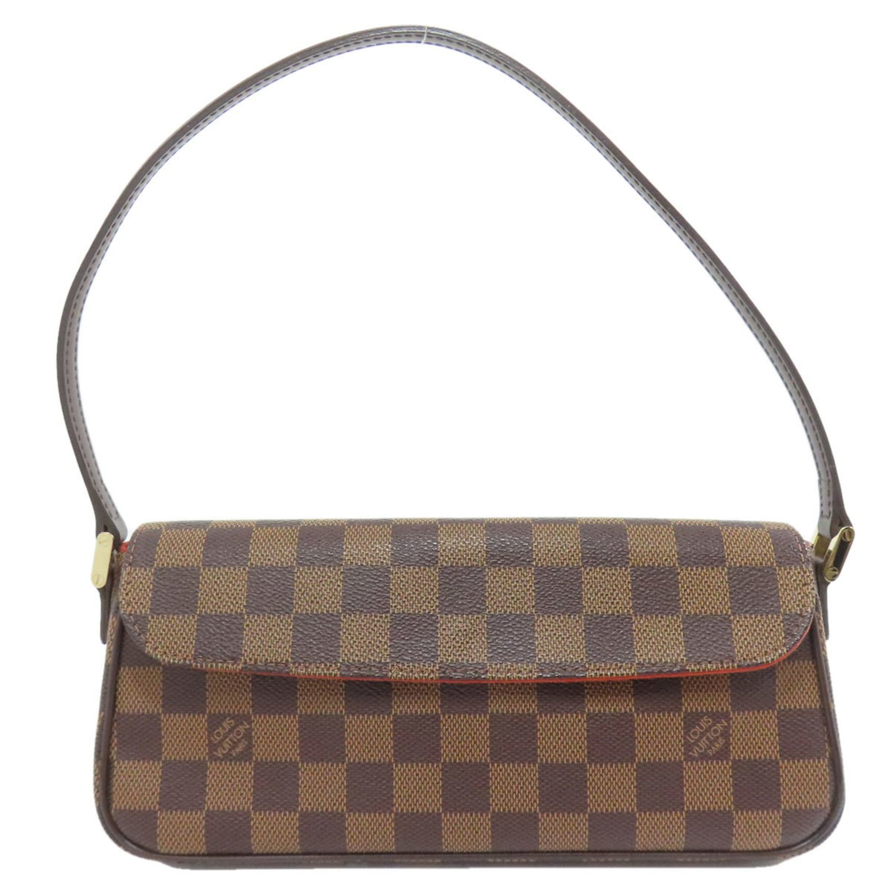 Louis Vuitton Recorder Handbag Damier Canvas LOUIS VUITTON