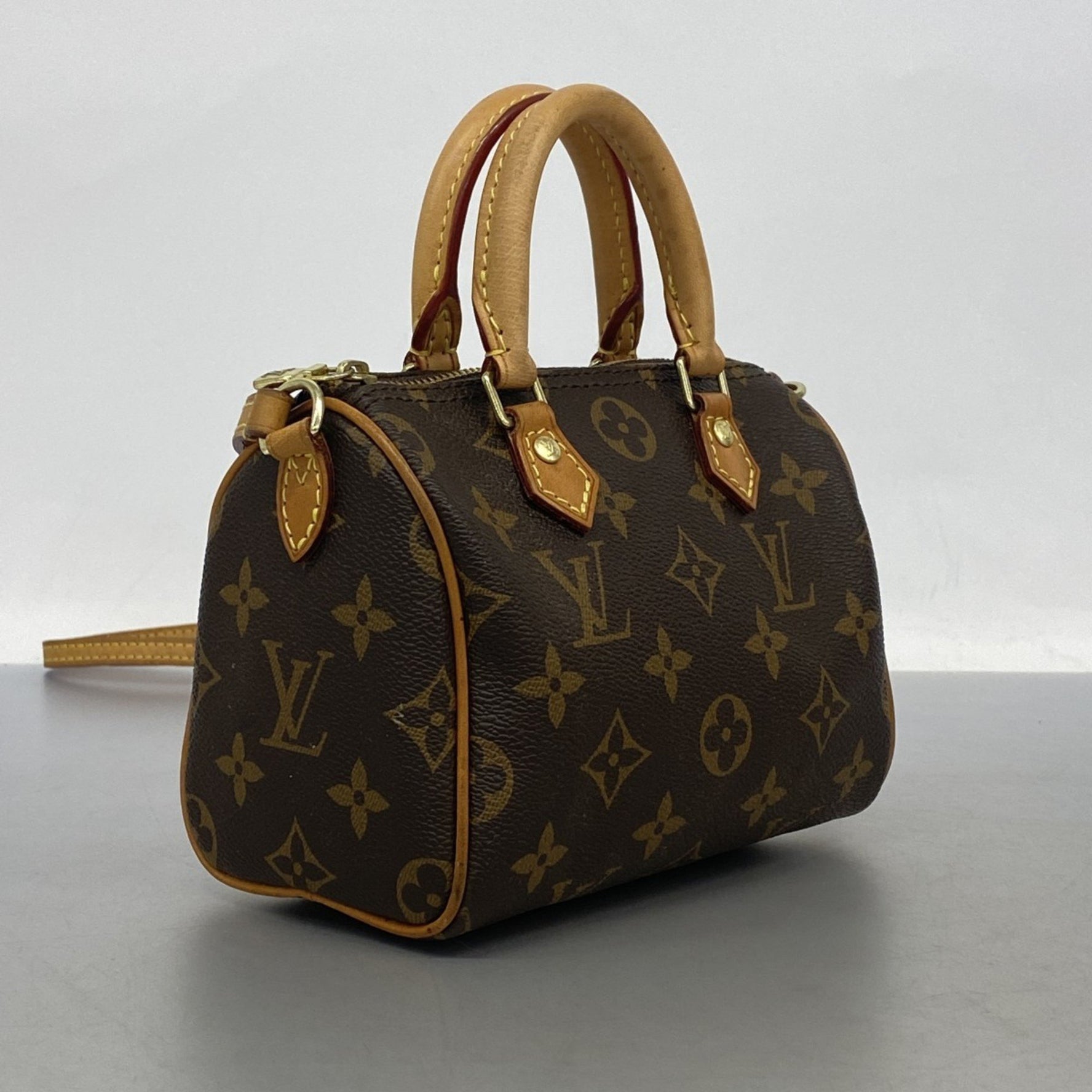 Louis Vuitton Monogram Mini Speedy Handbag Bag