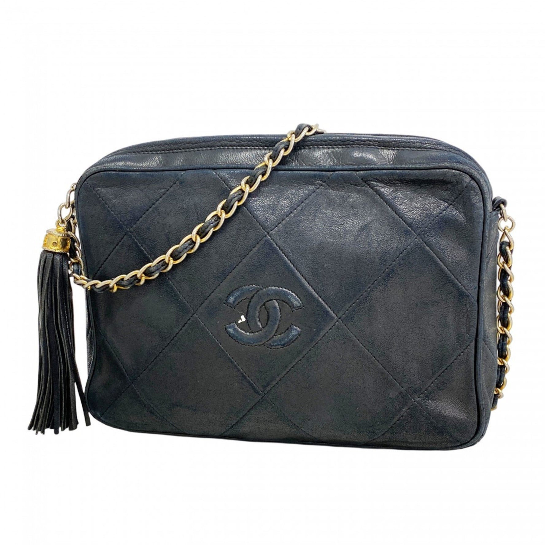 Chanel Shoulder Bag with Matelasse Chain Bag, Lambskin