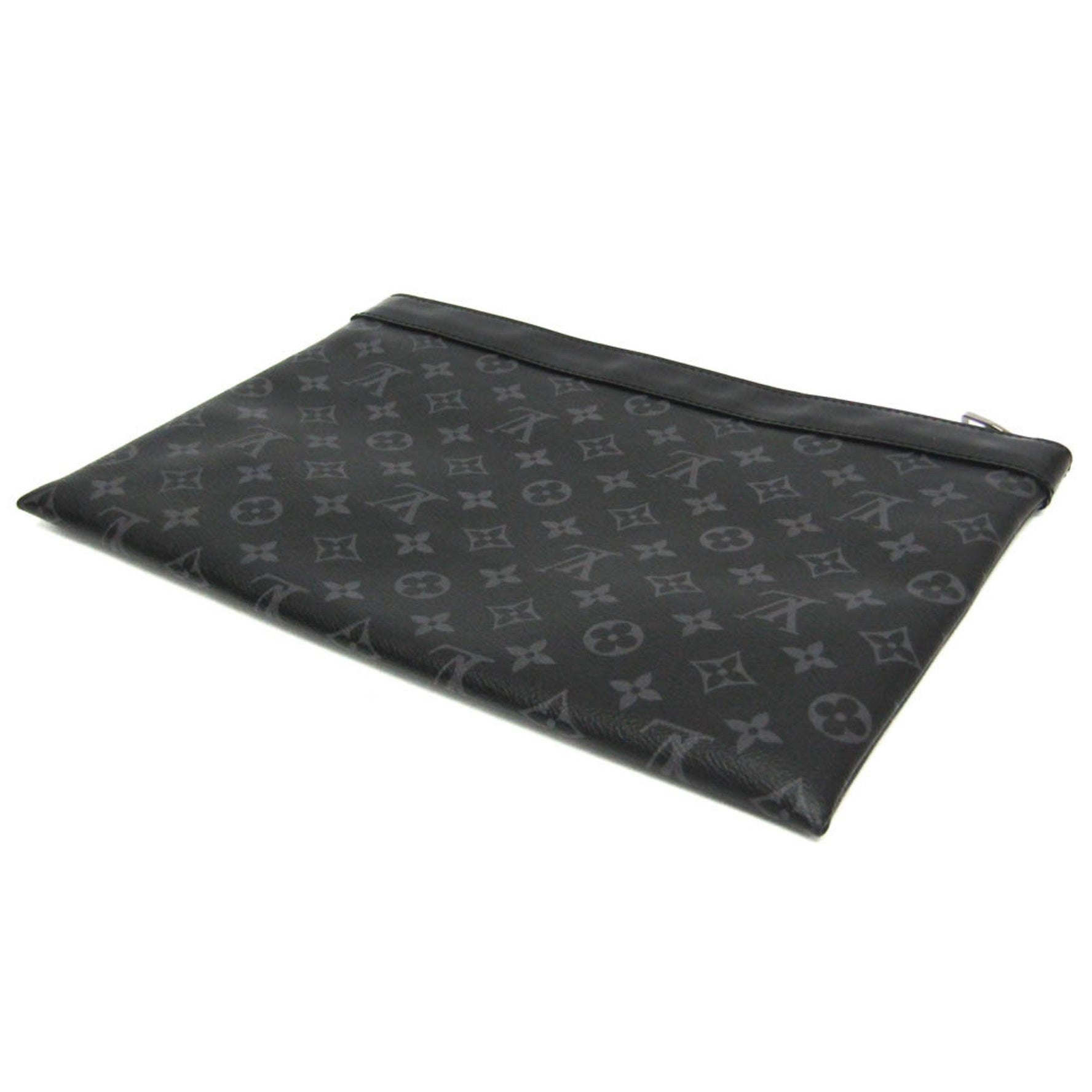 Louis Vuitton Monogram Eclipse Pochette Discovery Clutch Bag Monogram Eclipse