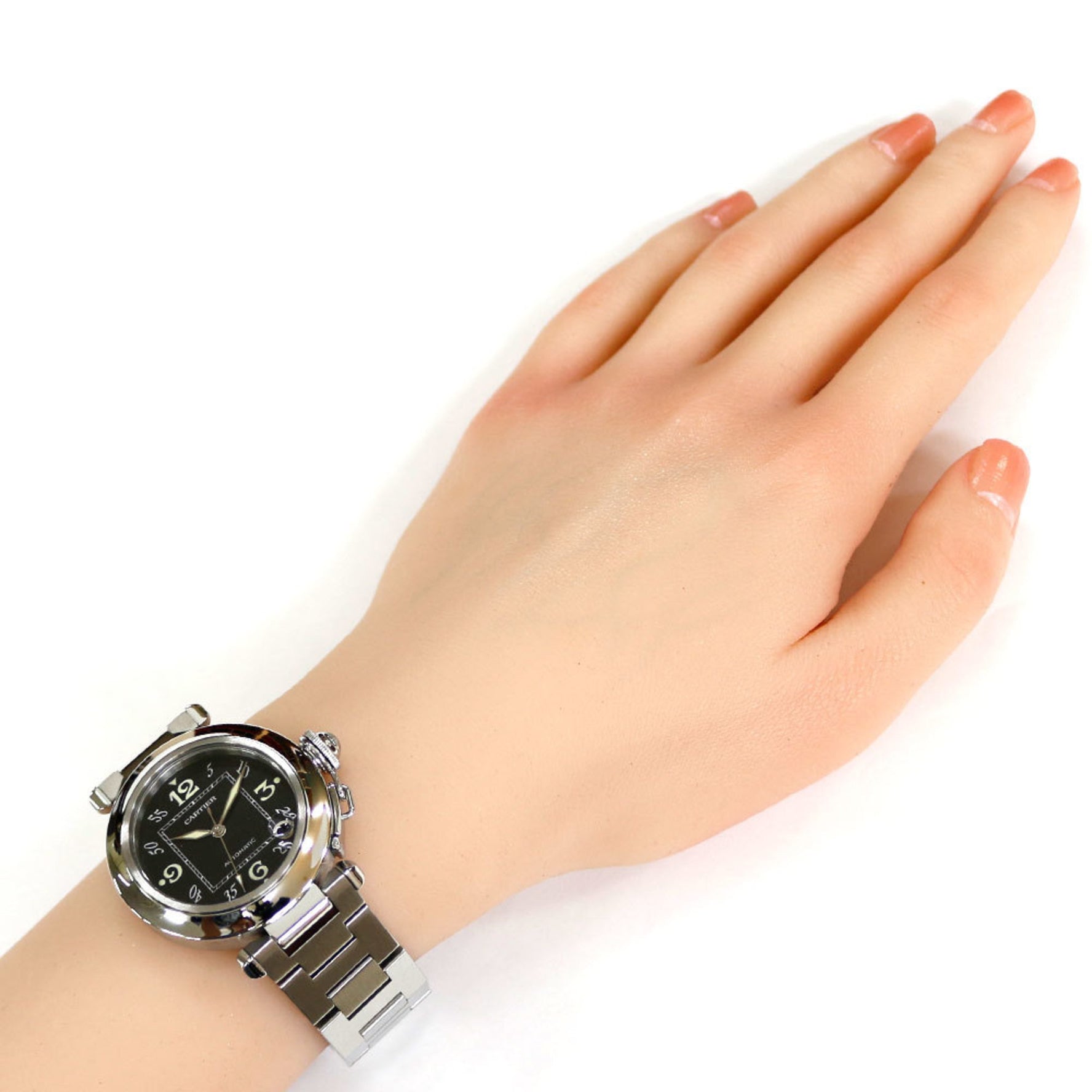 Cartier Pasha C Watch, Stainless Steel 2324, Automatic, Unisex, Overhauled