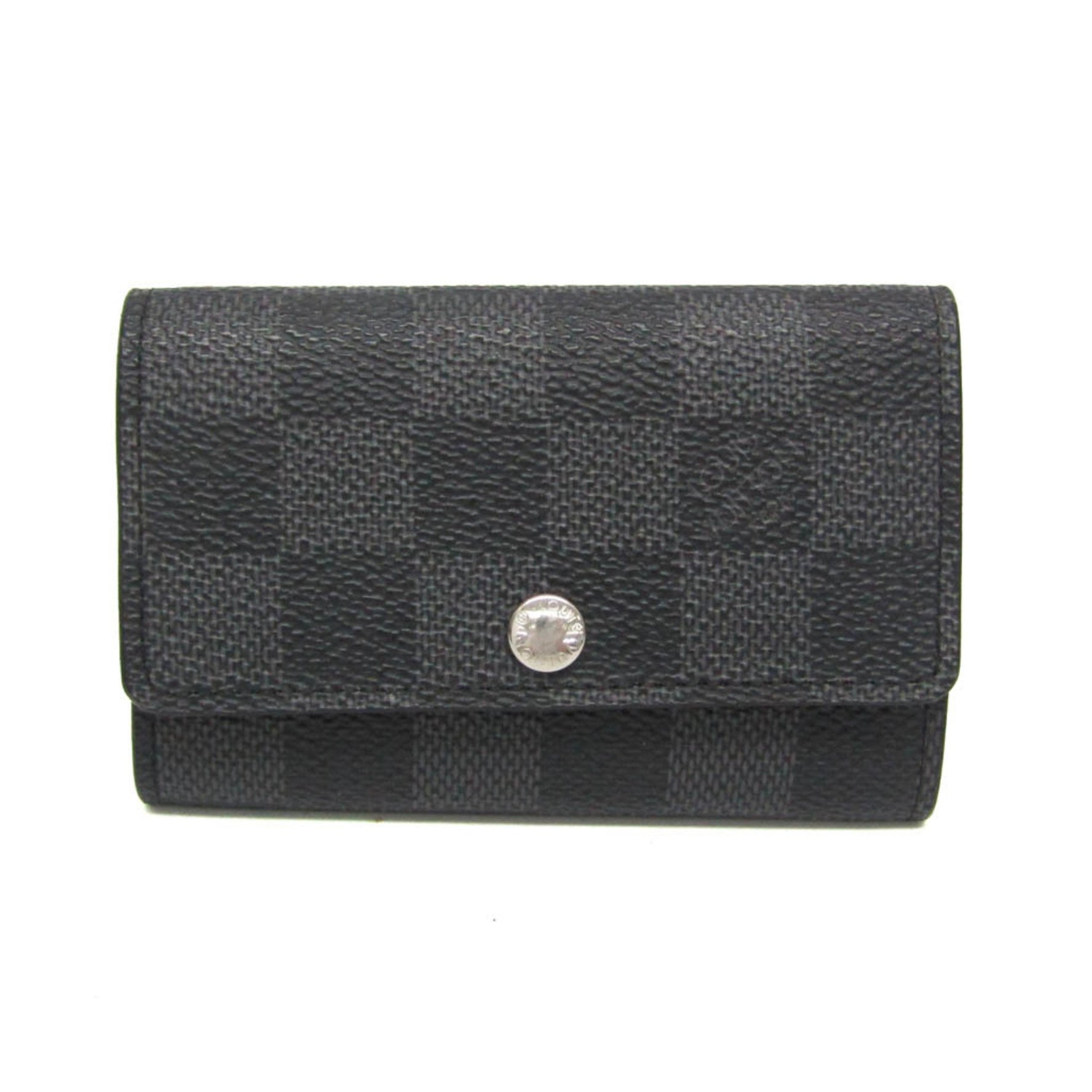 Louis Vuitton Damier Graphite Multicles 6 Men,Women Damier Graphite Key Case Damier Graphite