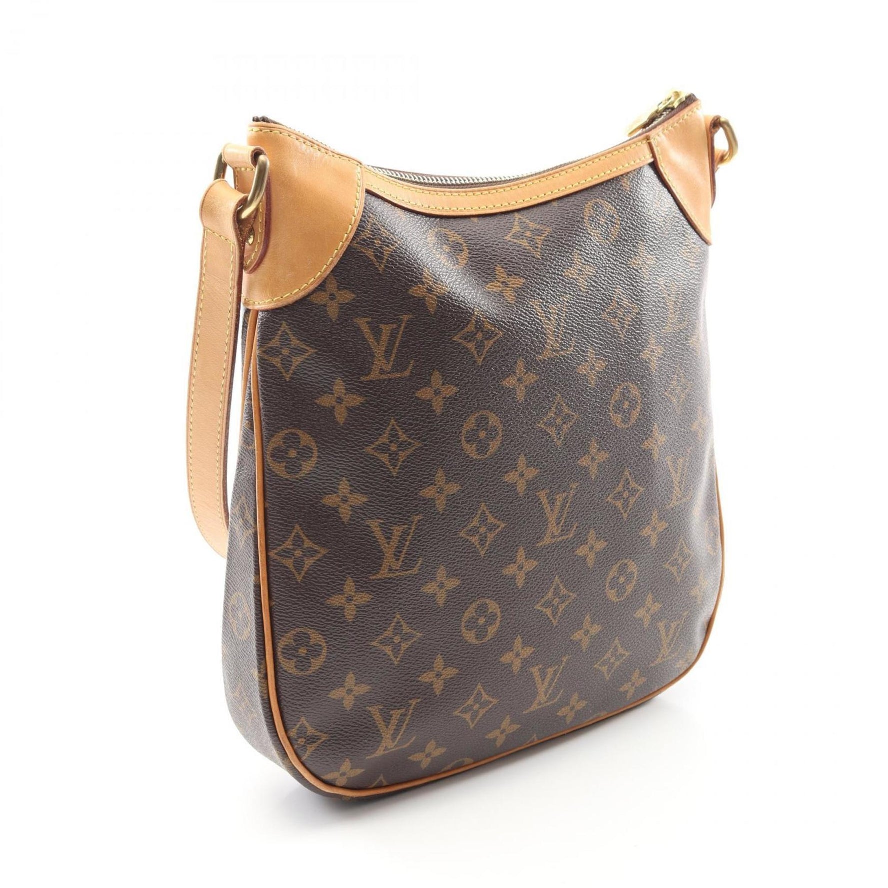 Louis Vuitton Odeon PM Shoulder Bag in Coated Canvas and Leather with Monogram Design