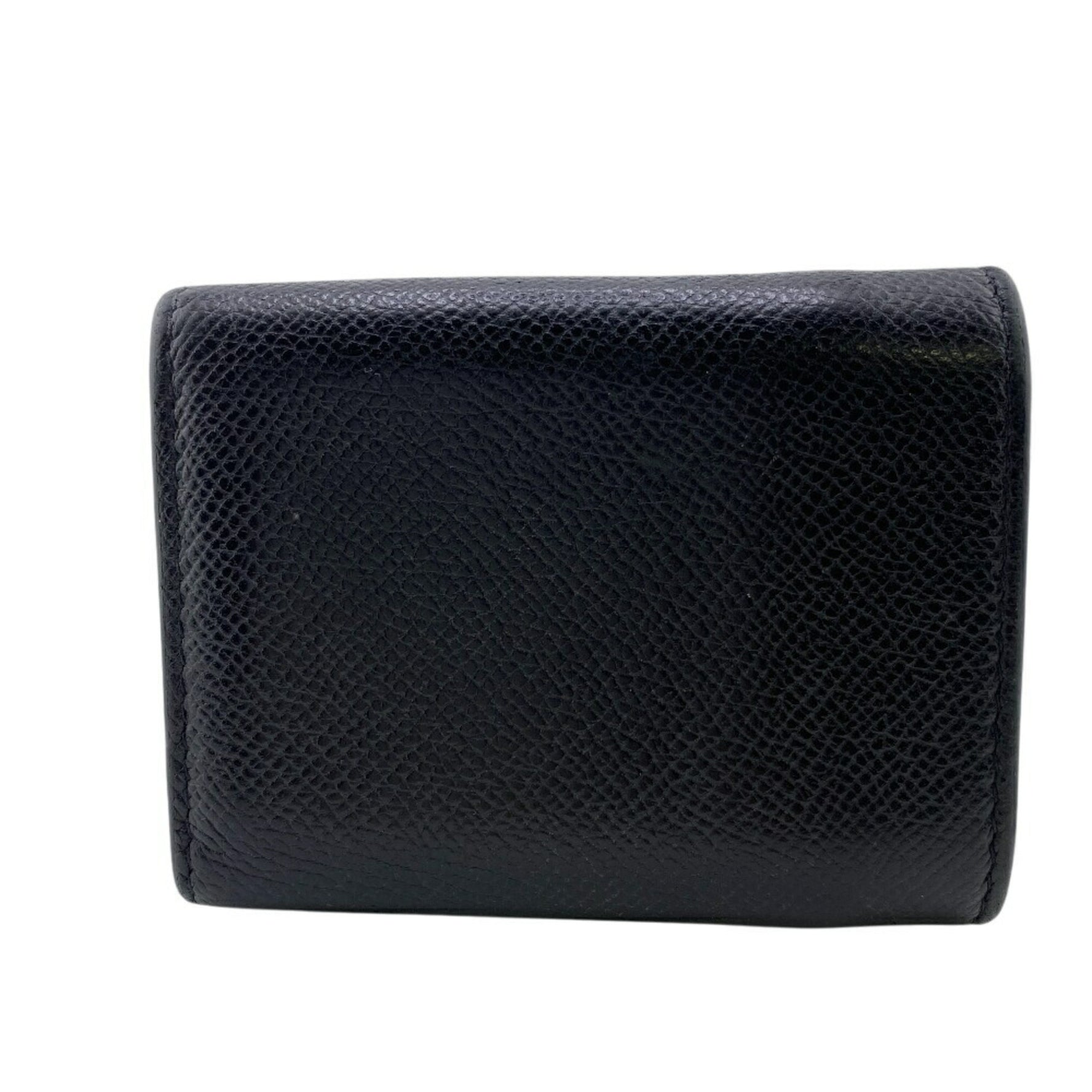Christian Dior 30 Montaigne Tri-fold Wallet in Black