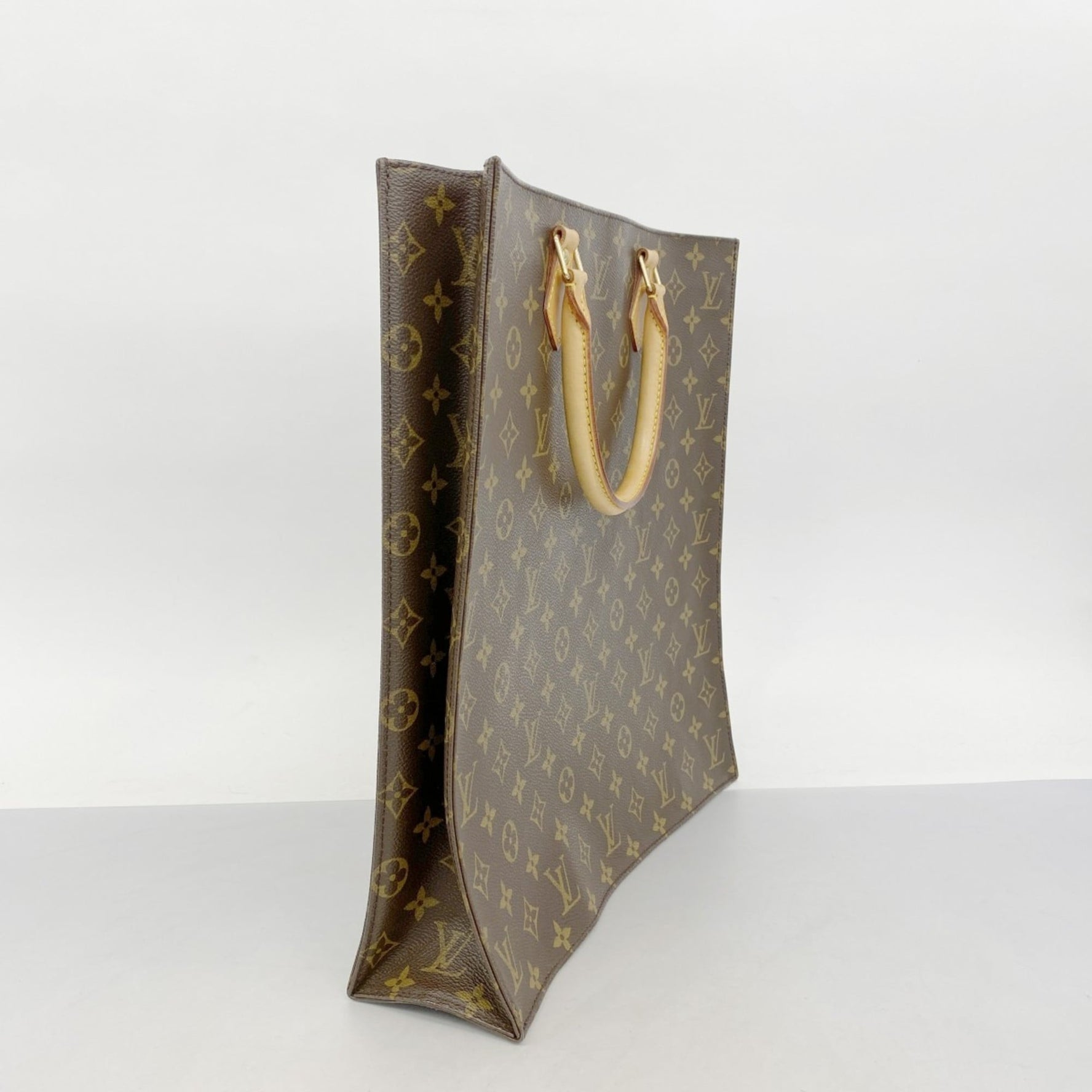 Louis Vuitton Monogram Sac Plat Tote Bag