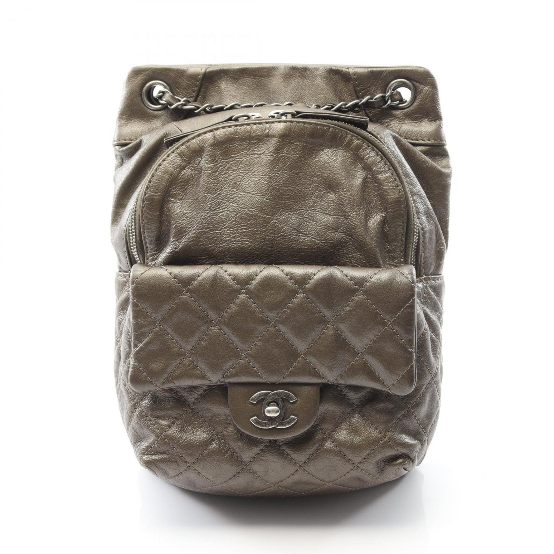 CHANEL Matelasse Backpack, Leather