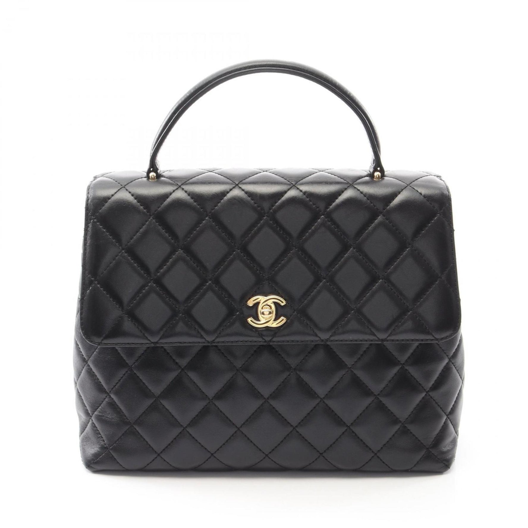 CHANEL Matelasse Handbag, Lambskin Leather