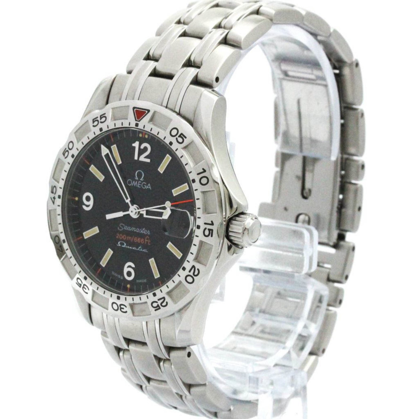 Polished OMEGA Seamaster Omegamatic Auto Quartz Limited Watch 2516.50 BF577508