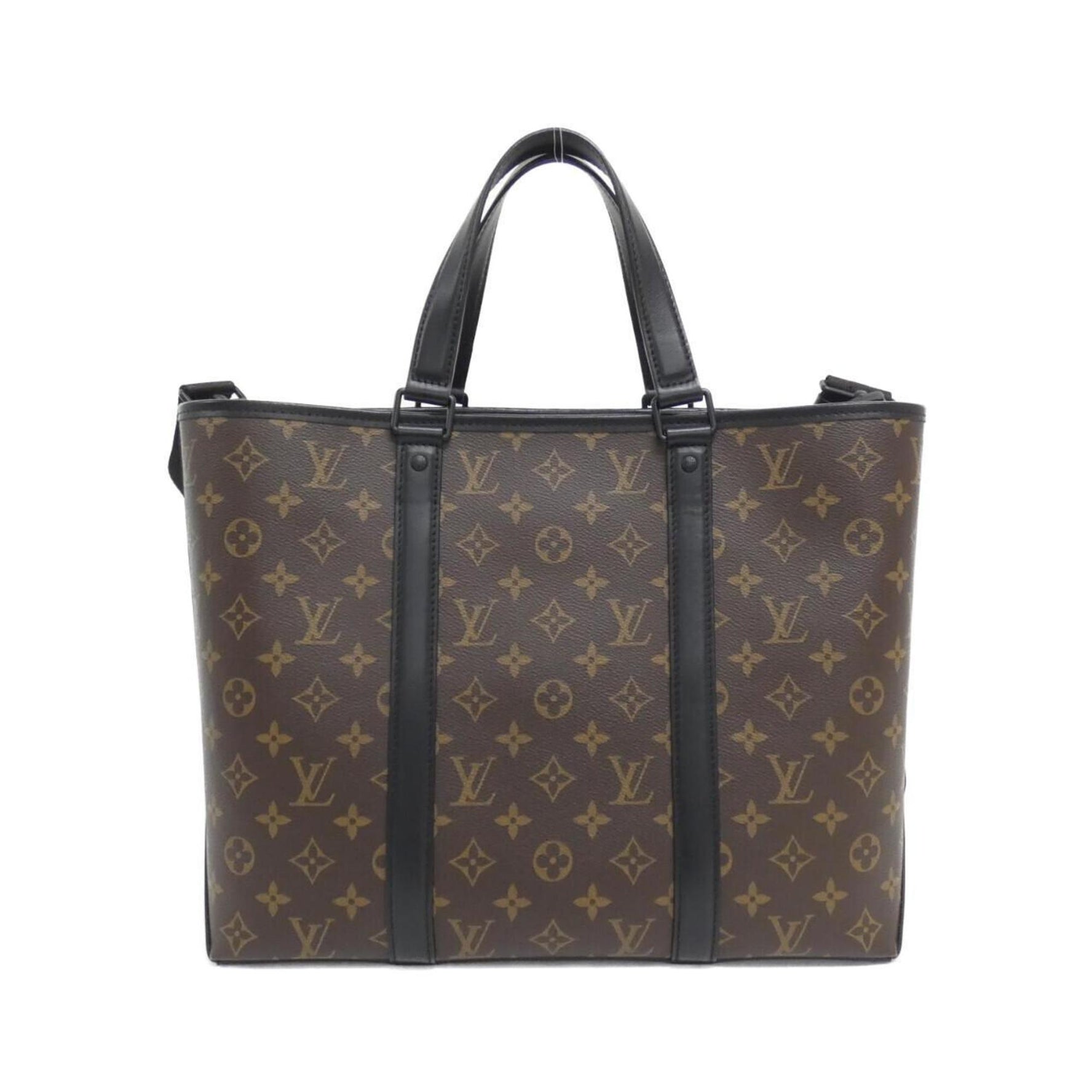 Louis Vuitton Monogram Macassar Weekend Tote PM Handbag