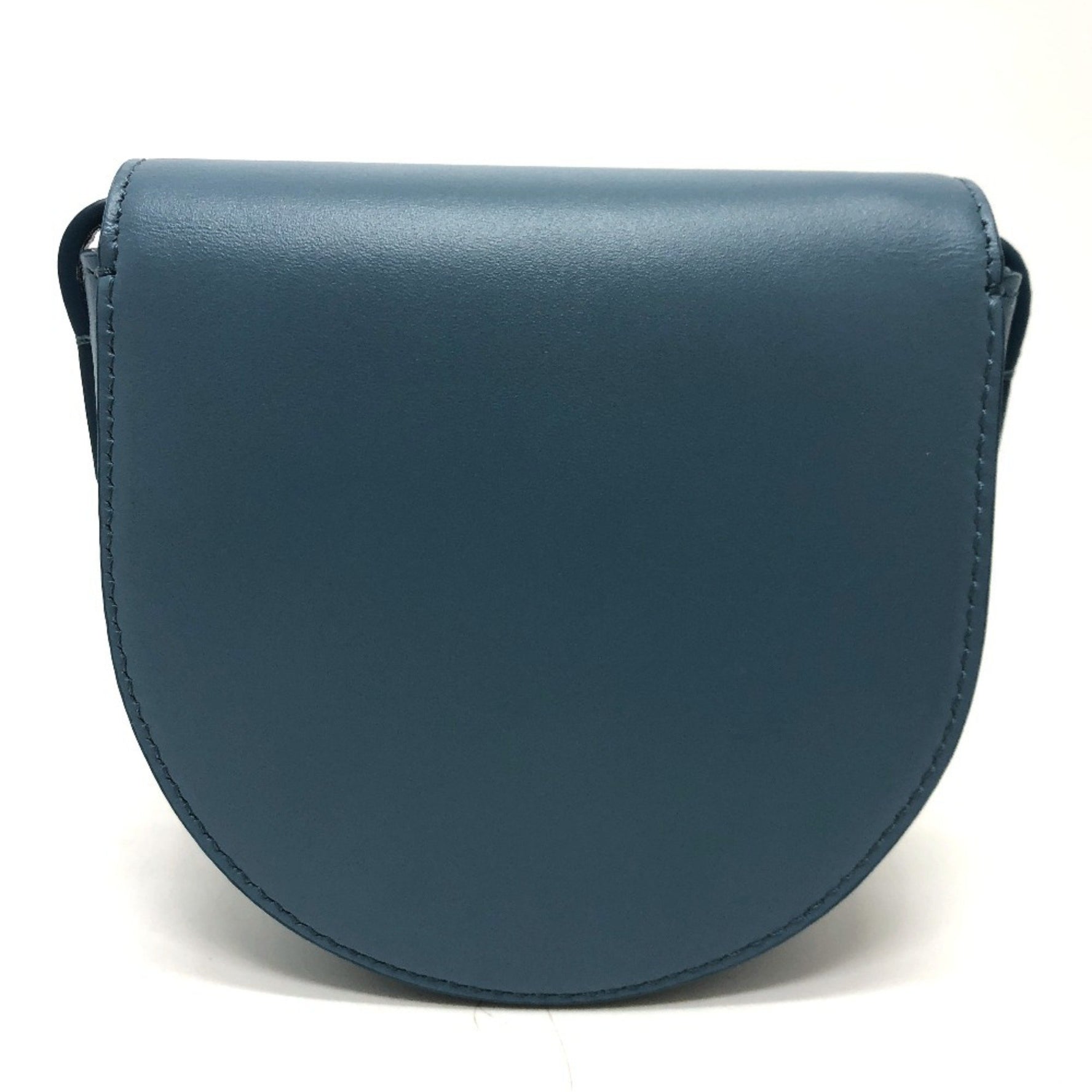 CELINE Triomphe Mini Besas Cuir Shoulder Bag in Leather/Calf Leather, Like New