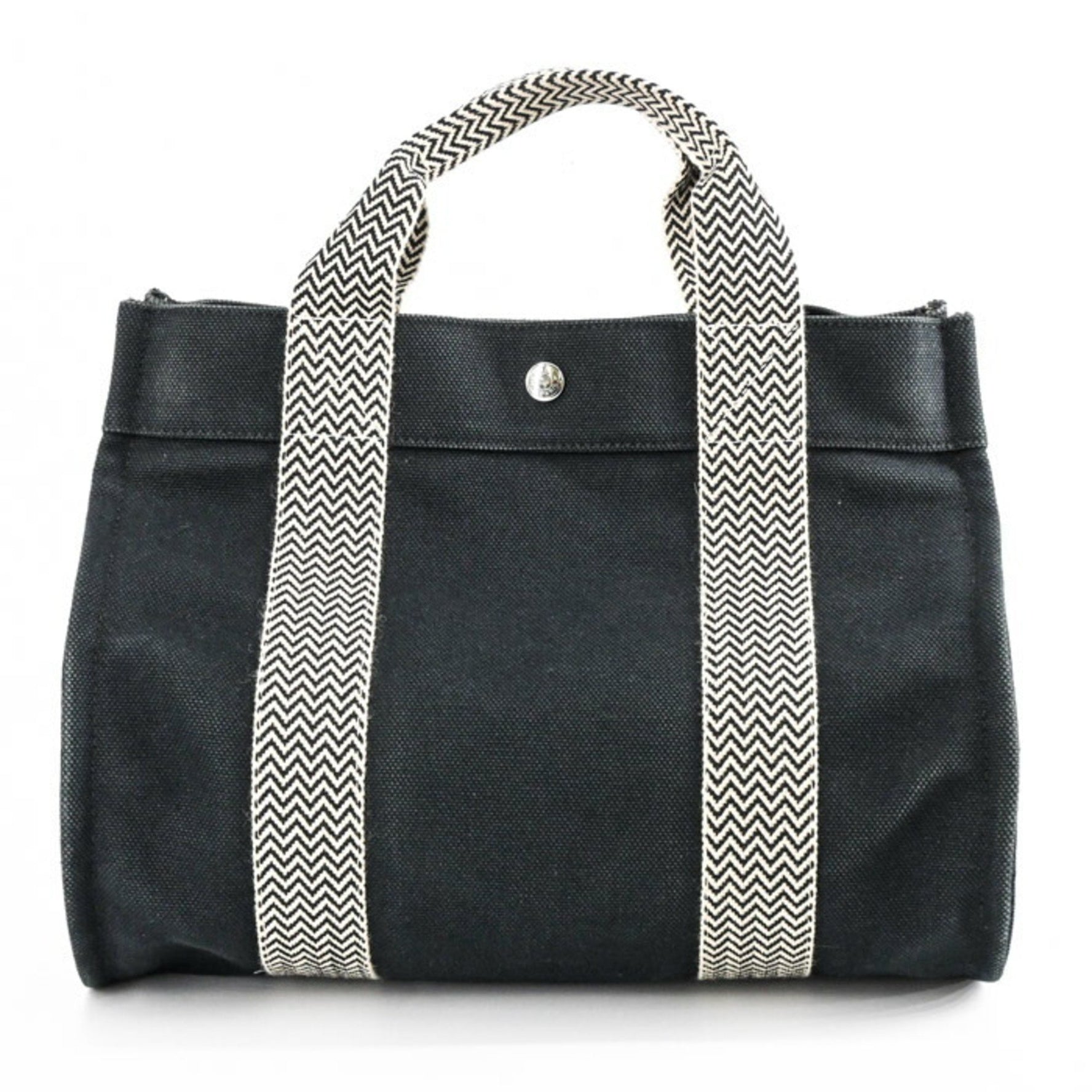 HERMES Cannes PM Toile H Canvas Tote Bag