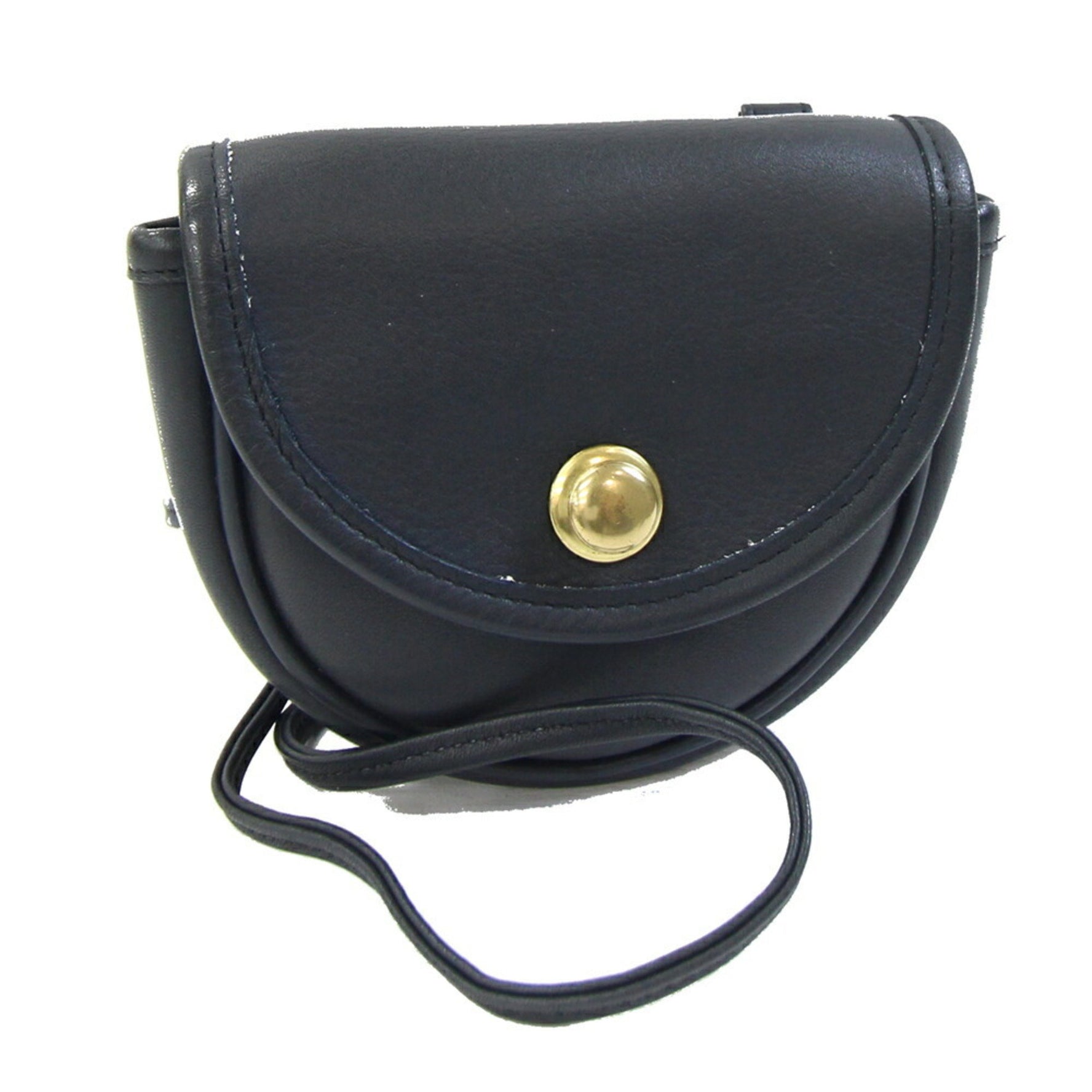 Coach Shoulder Bag 9826 Black Leather Pochette Old Women's COACH