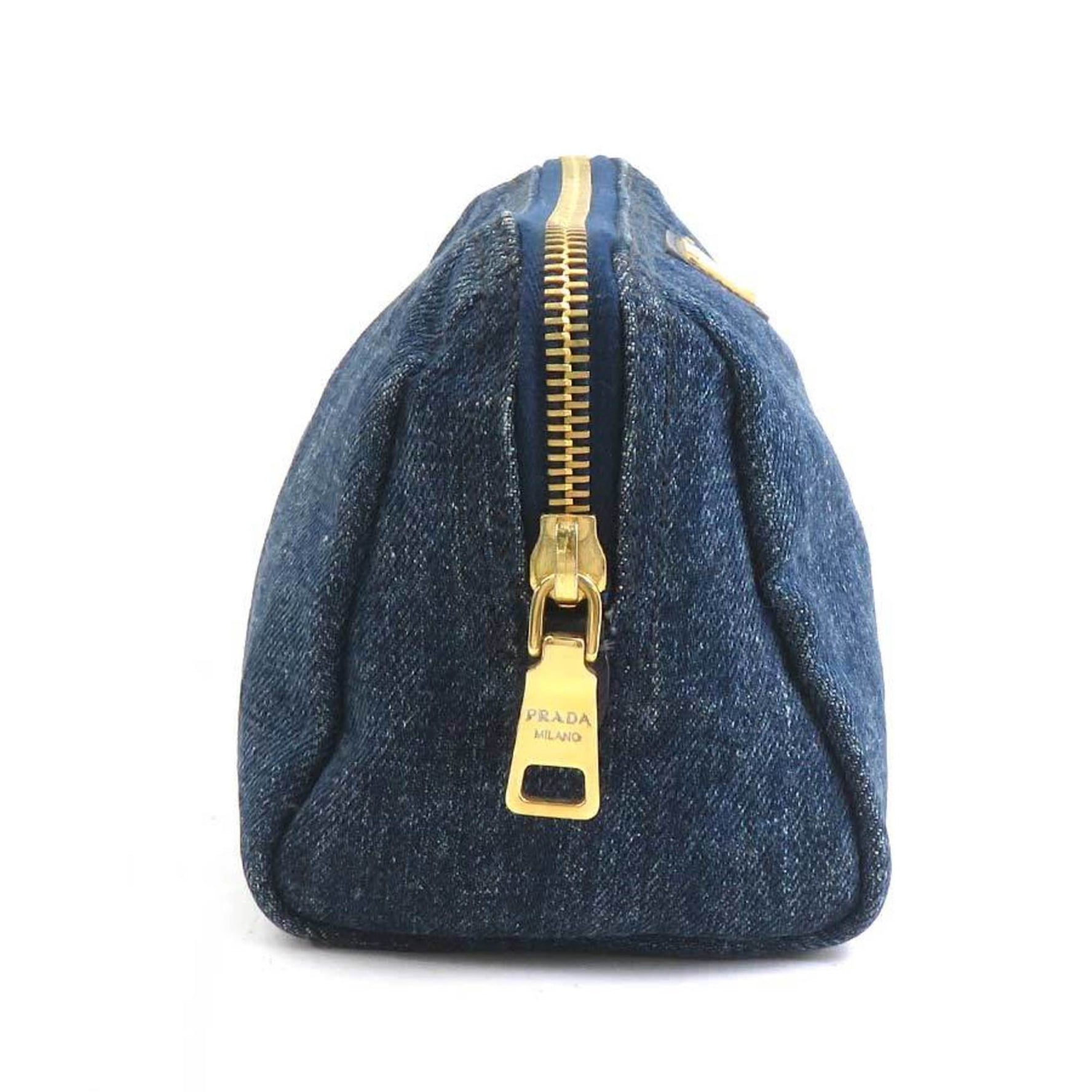 Prada Pouch Bag Denim Blue Men's Women's 1N0693 56293a