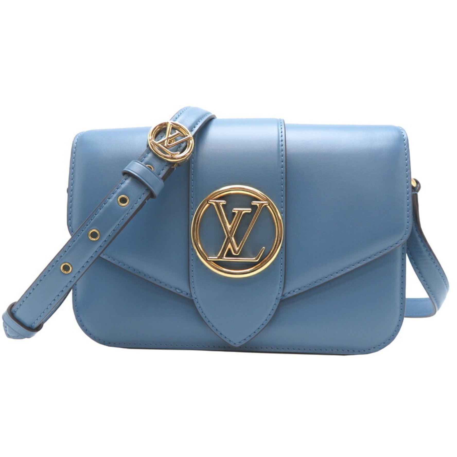 Louis Vuitton Calfskin Pont Neuf Ladies Shoulder Bag