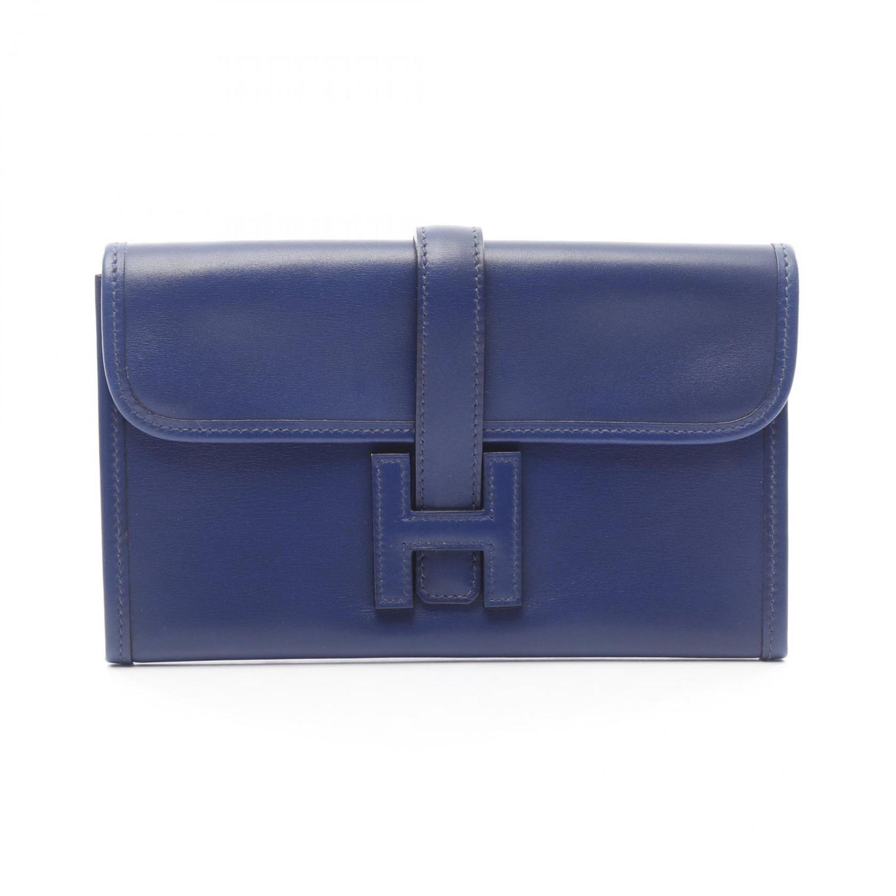 Hermes Jige Duo Second Bag Clutch Calfskin (Cowhide) Box