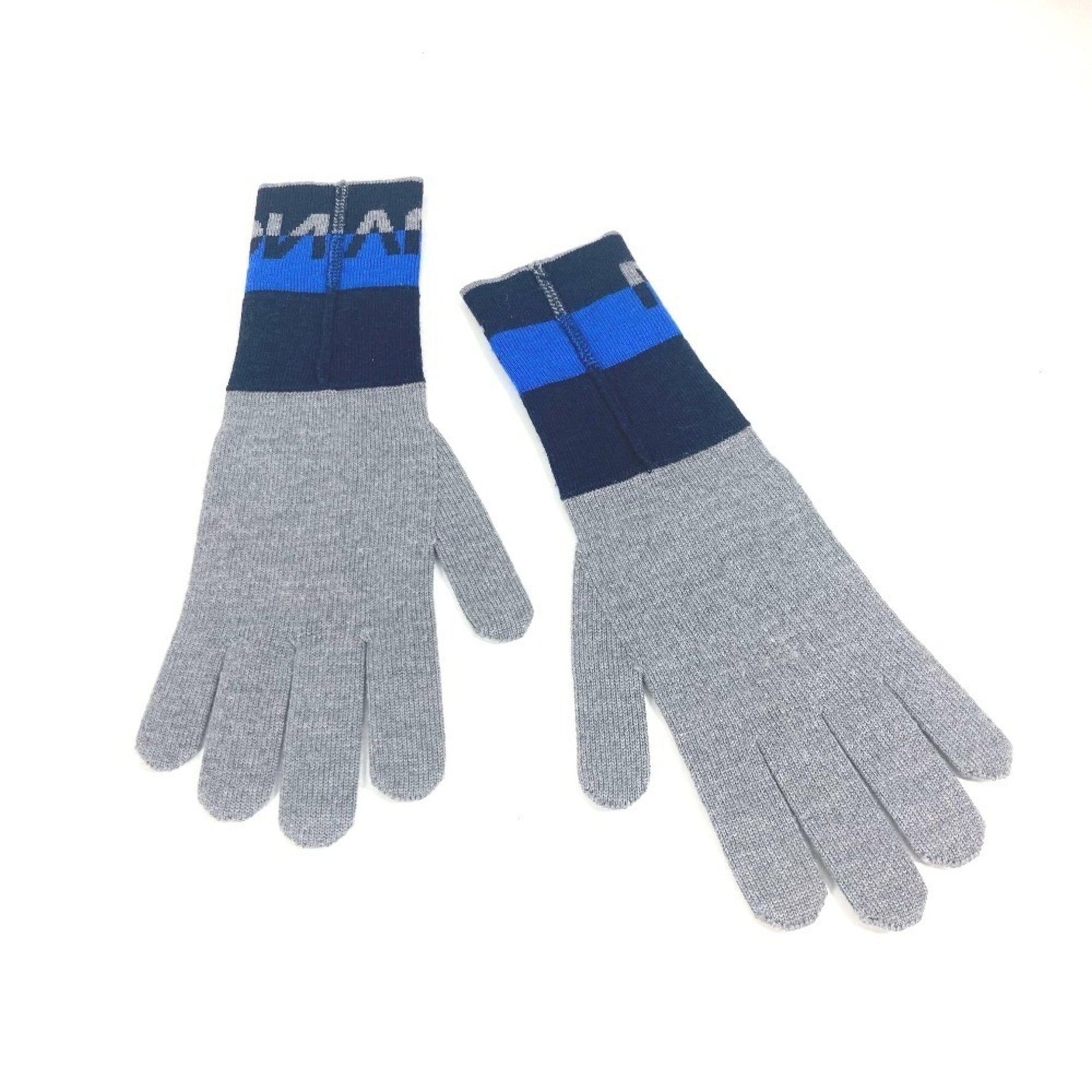 Louis Vuitton Gon LV Horizon Gloves Accessories Wool Grey