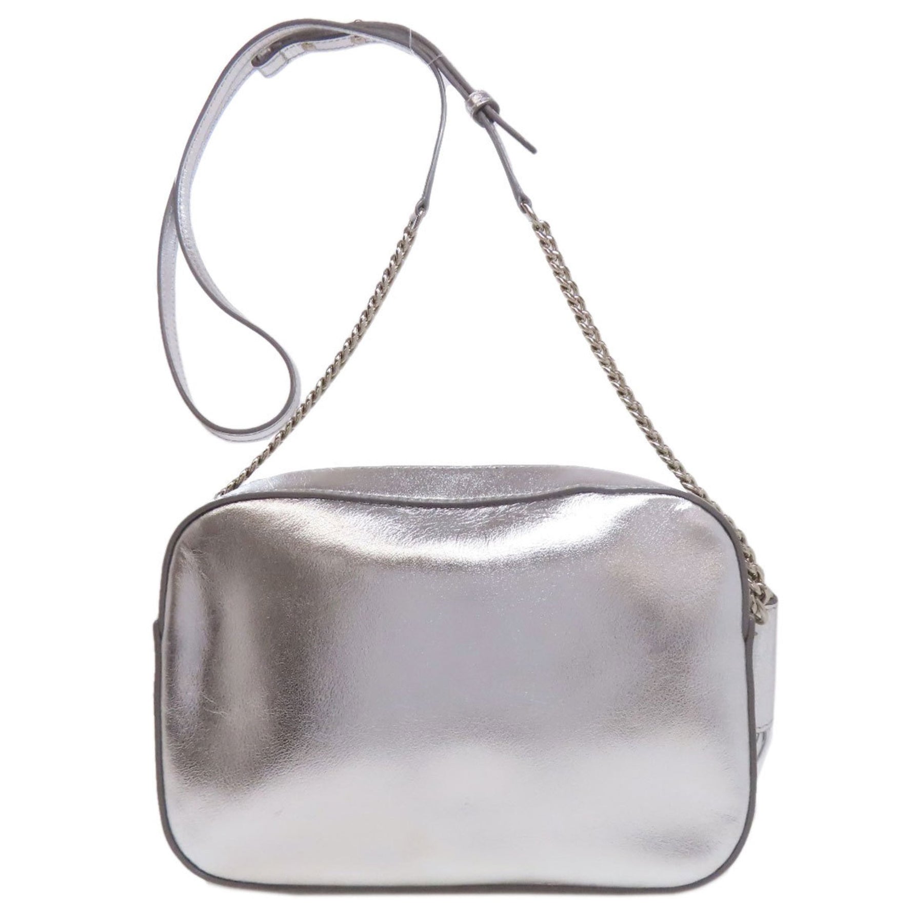 Jimmy Choo logo shoulder strap in calf leather