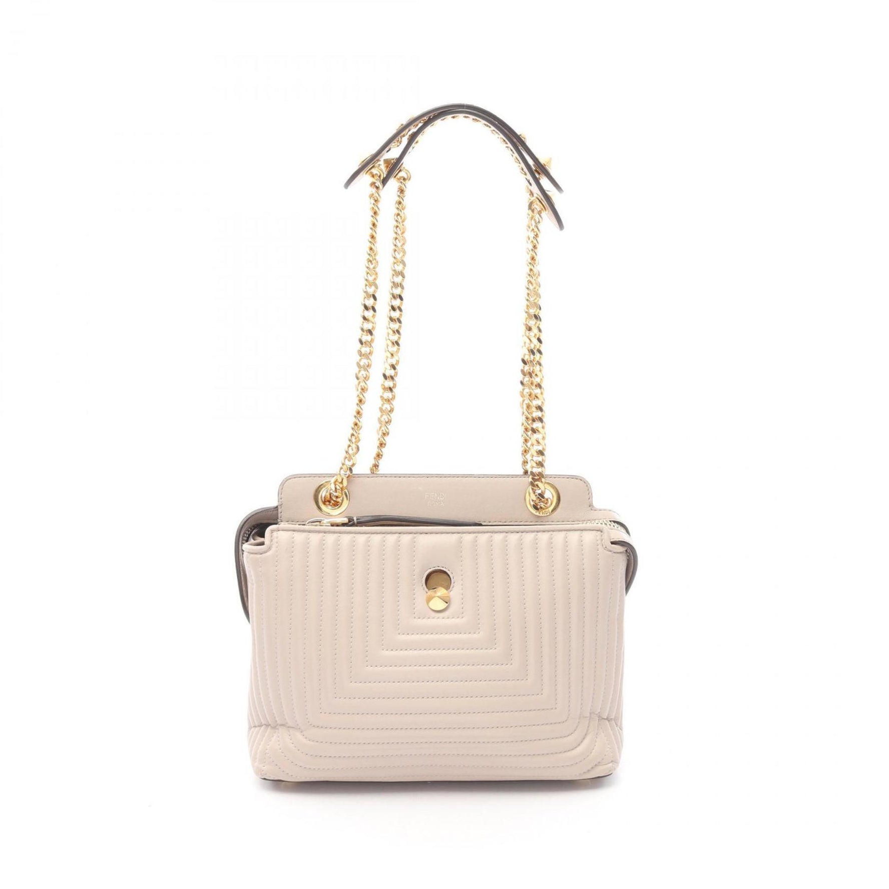 Fendi DOT COM Click Shoulder Bag, Leather