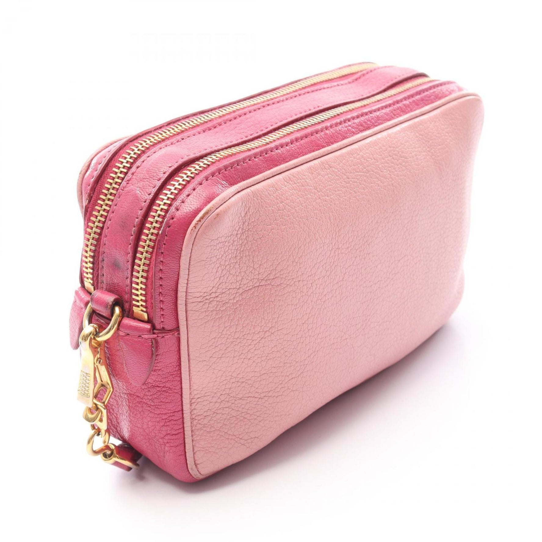 Miu Miu Miu Madras Shoulder Bag, Leather