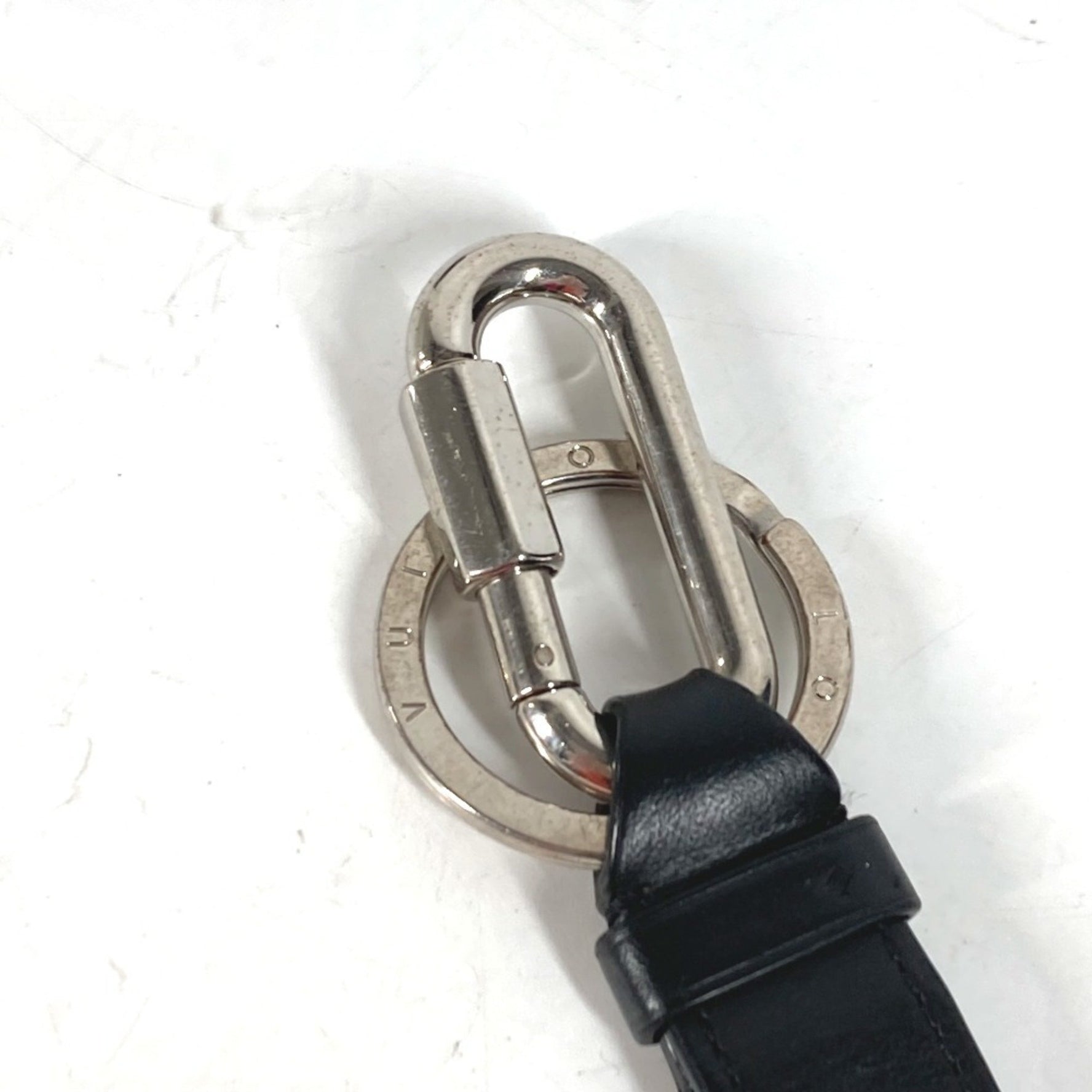 LOUIS VUITTON MP2293 Monogram Porte-Clés Dragonne Bag Charm Carabiner Keychain Canvas Men's Brown