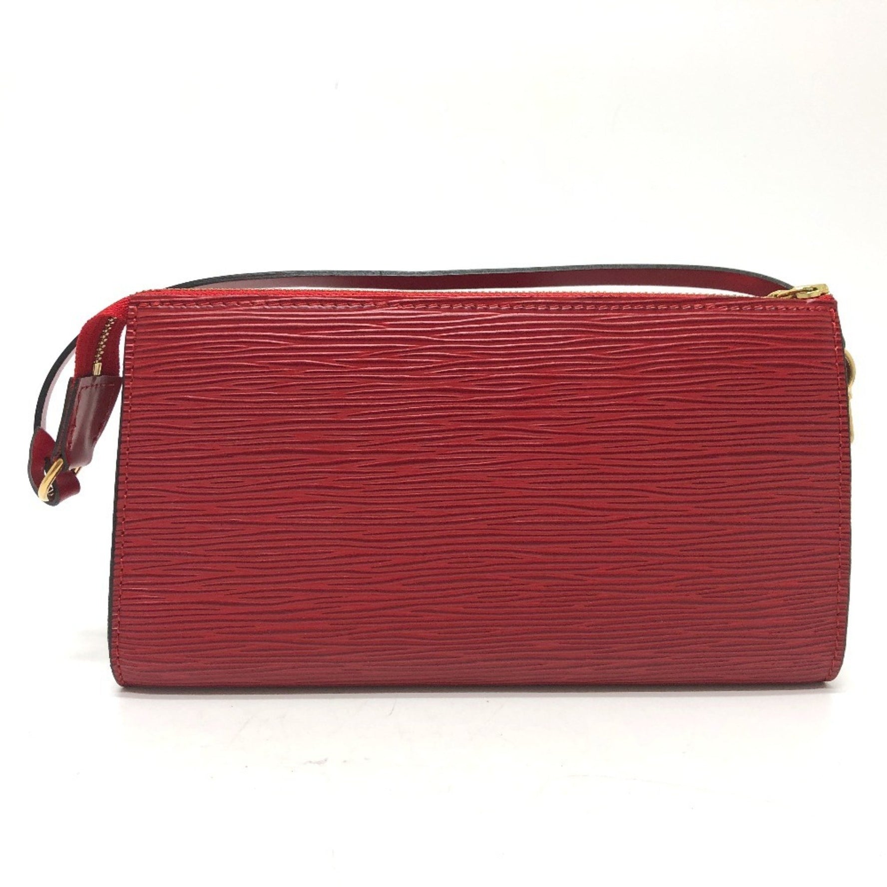 LOUIS VUITTON M40776 Epi Leather Pochette Accessory Handbag/Shoulder Bag, Women's, Red