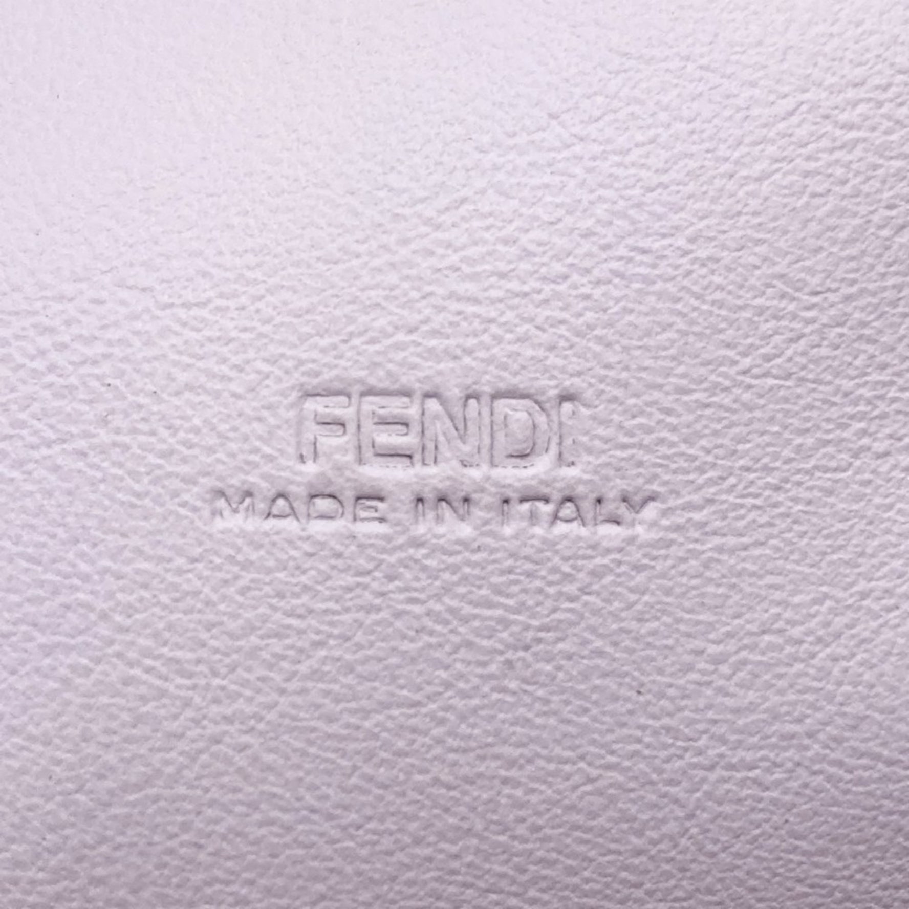 FENDI Bottle Holder Shoulder Phone Pochette Leather Men's Unisex