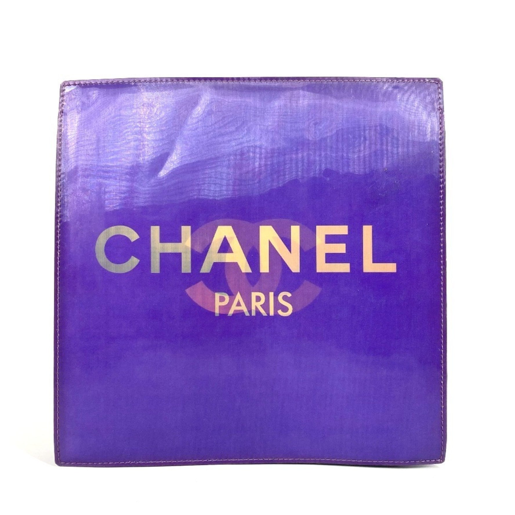 CHANEL Hologram CC Coco Mark Logo Bag Chain Shoulder W Vinyl