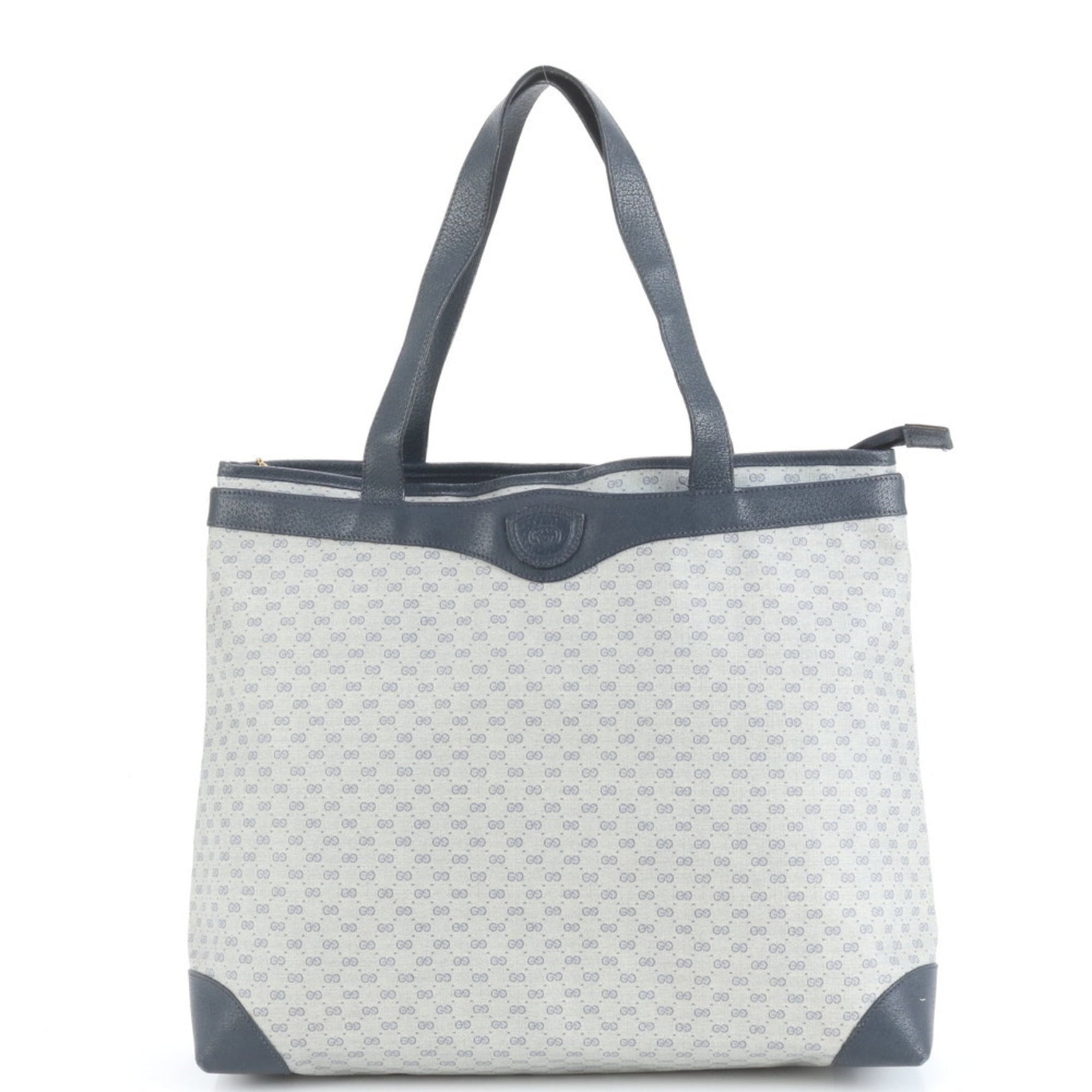 Gucci Old Micro GG Leather Tote Bag, Shoulder Handbag