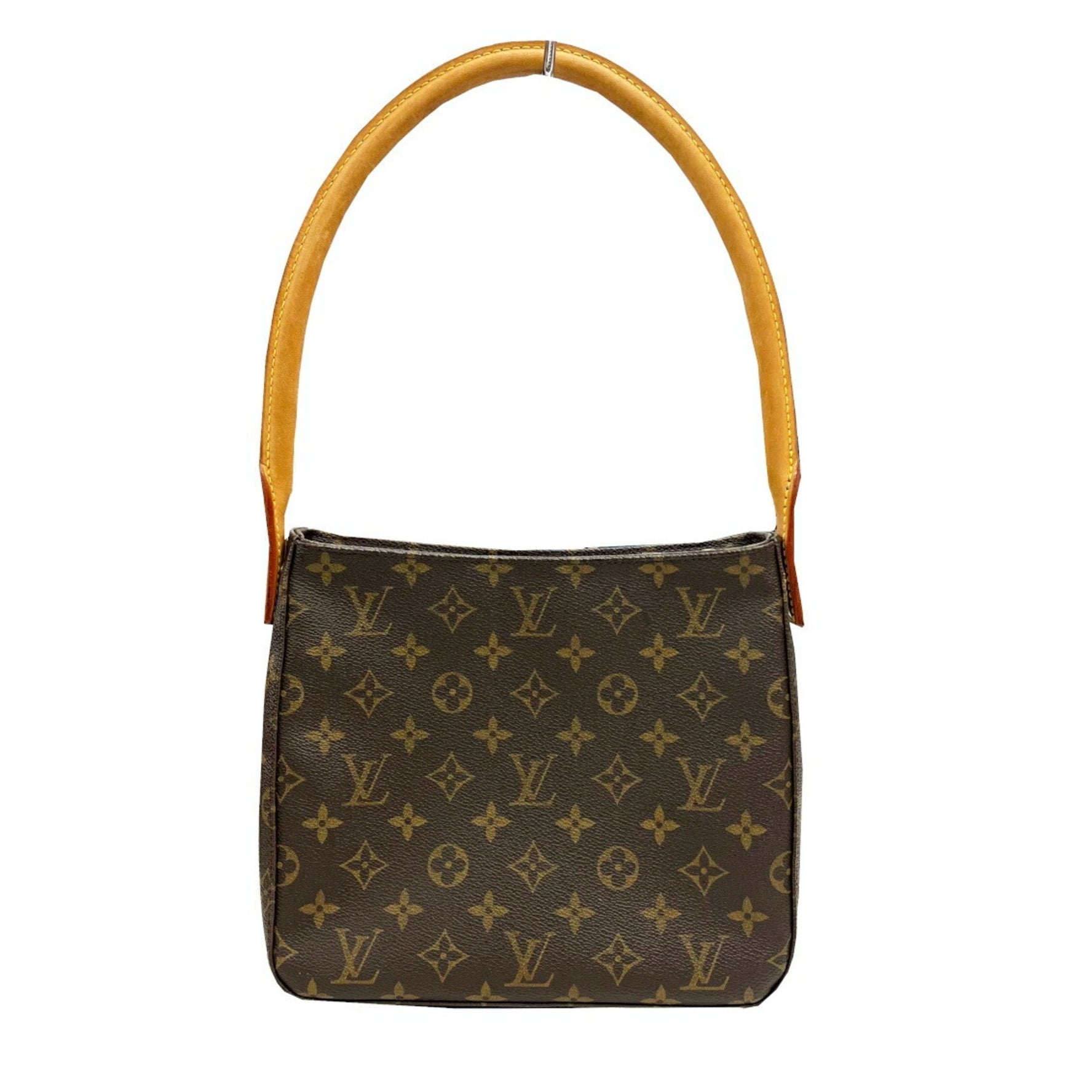 LOUIS VUITTON Louis Vuitton Looping MM Monogram Shoulder Bag Brown