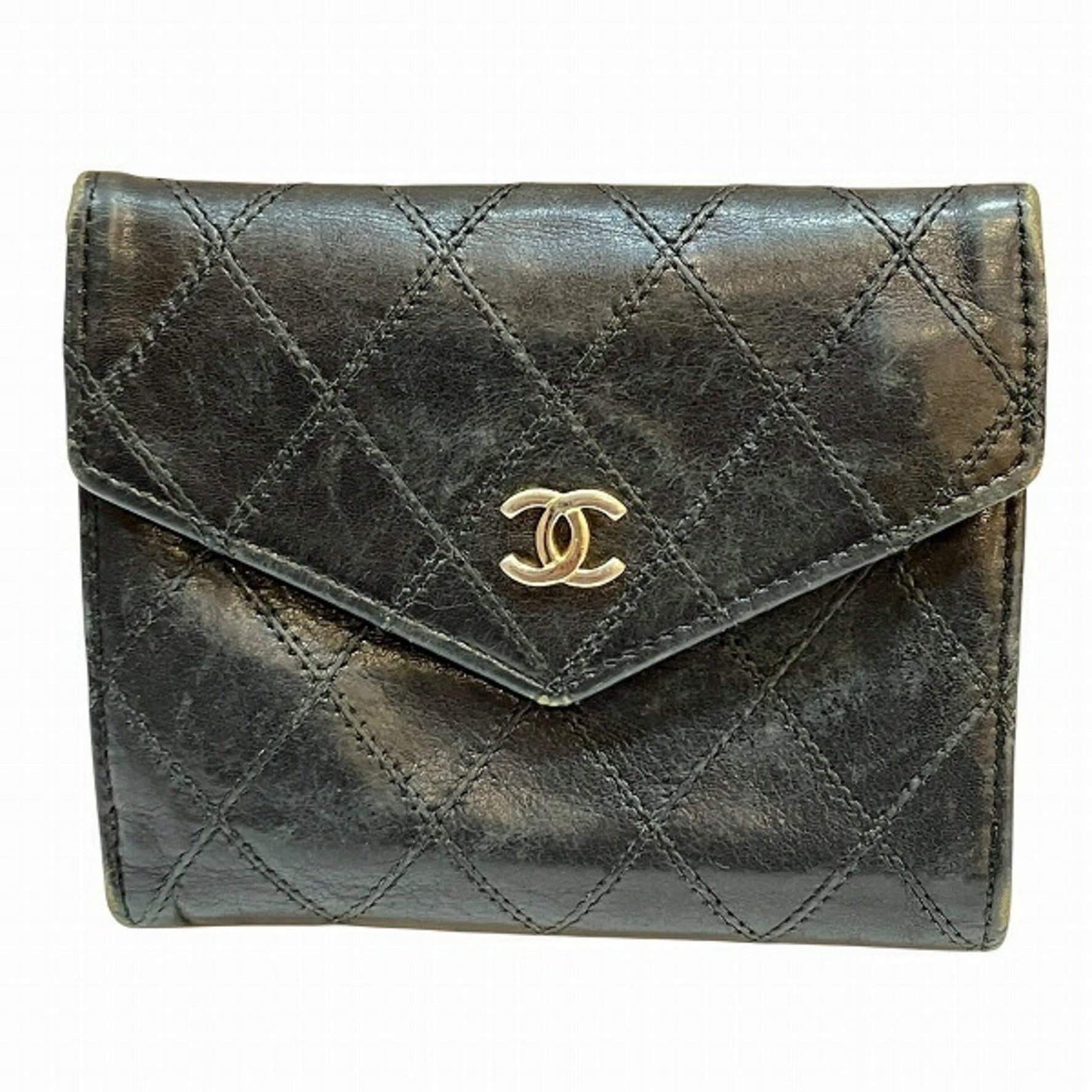 Chanel Bicolor CC Mark Bifold Wallet for Women