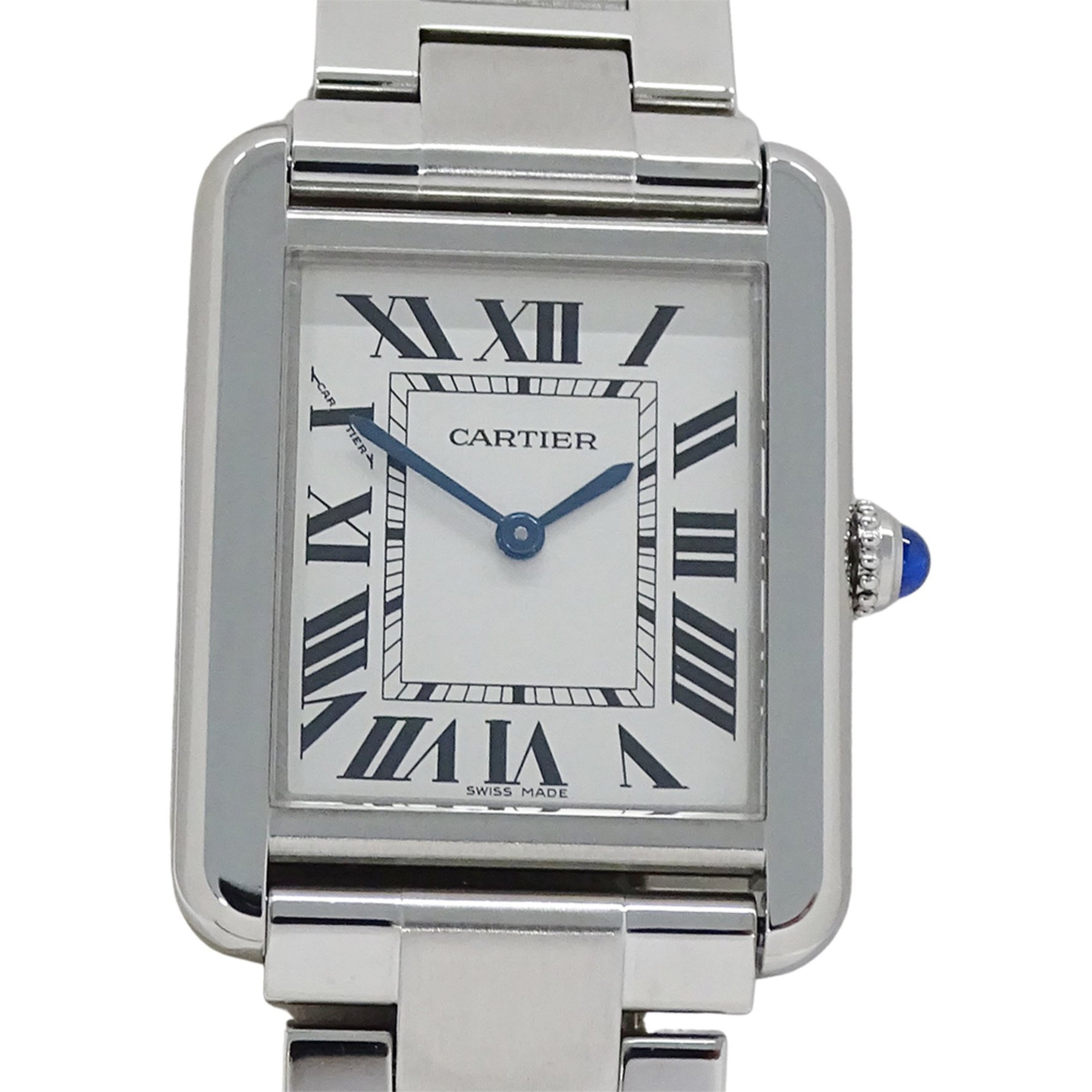 Cartier Tank Solo SM Quartz Watch Stainless Steel, Silver, Square, Polished