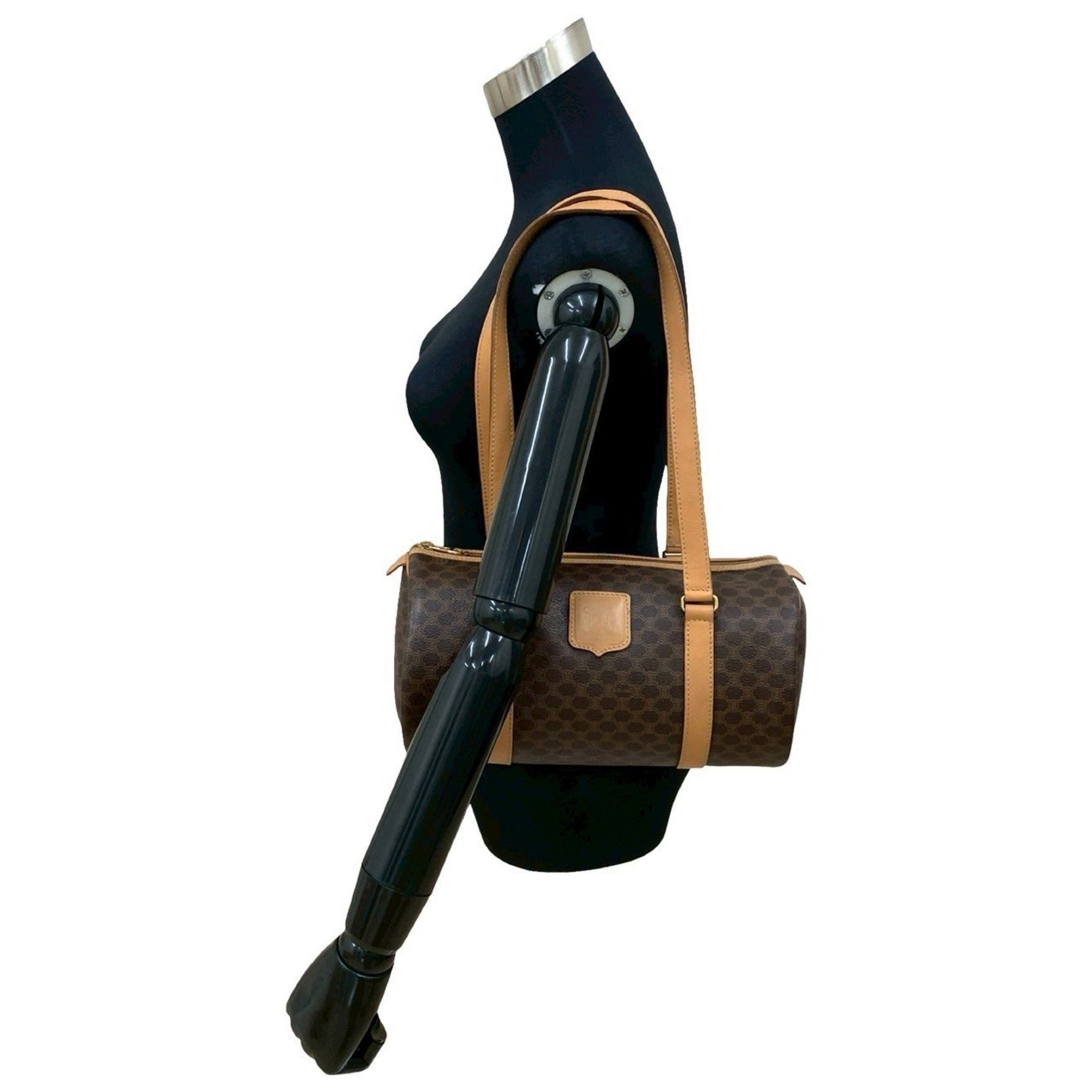 CELINE Macadam Blason with Triomphe logo, leather handbag/semi-shoulder bag